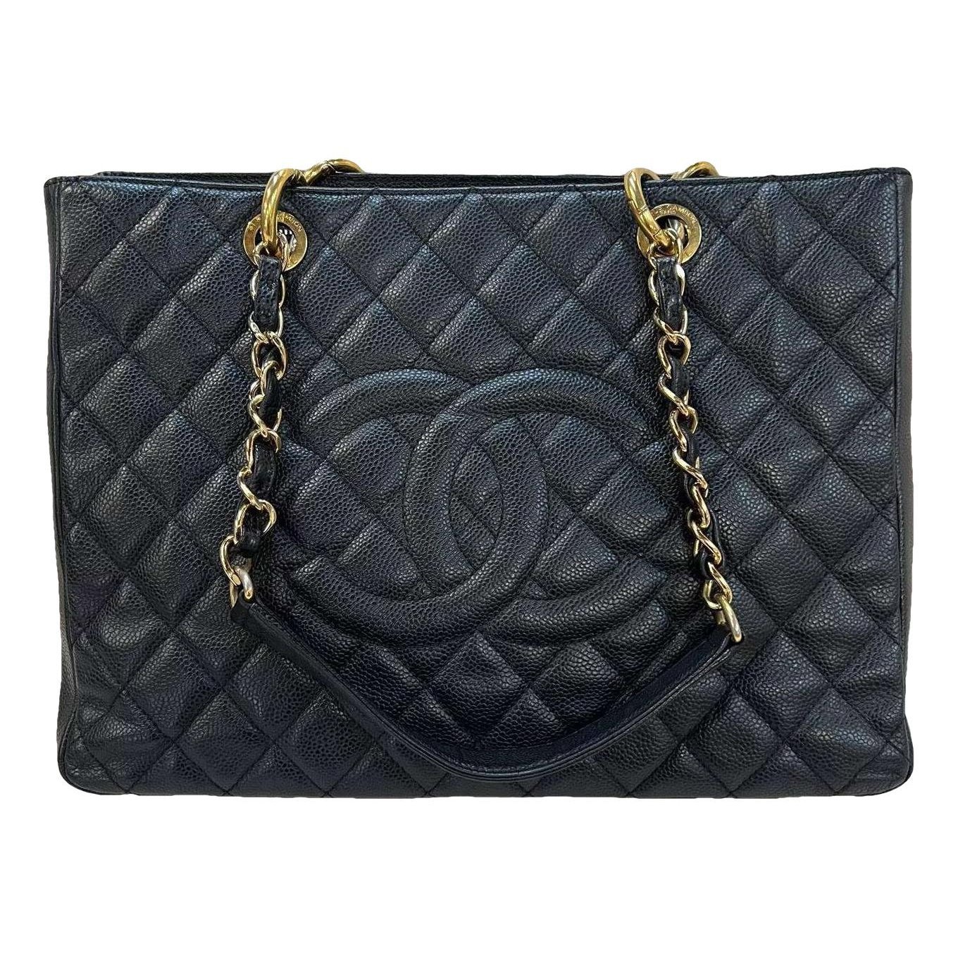 Grand shopping leather handbag