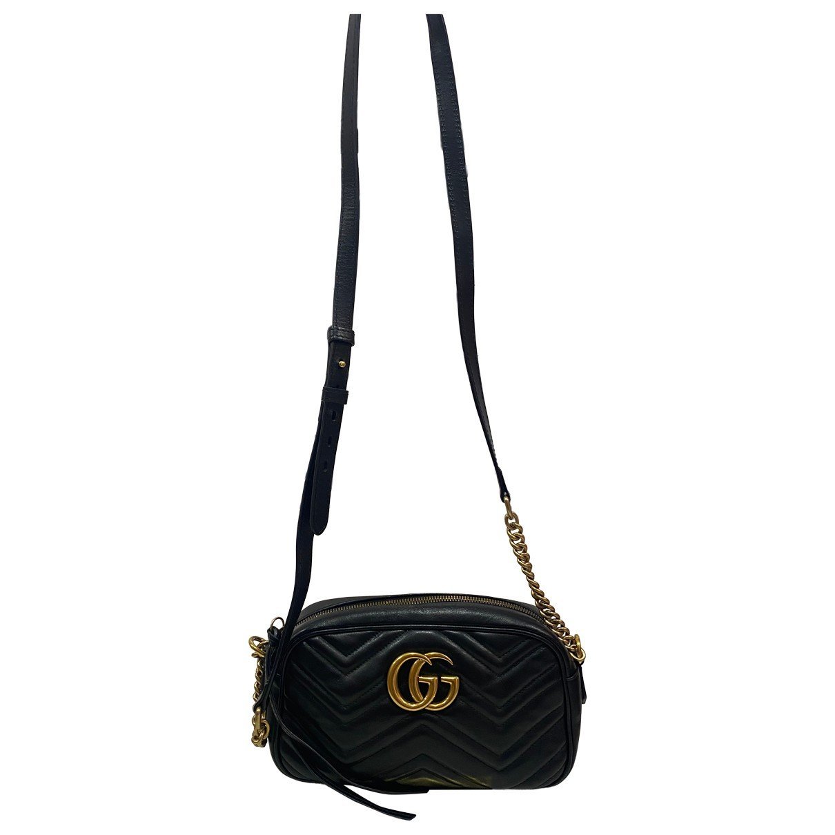 Marmont leather clutch bag
