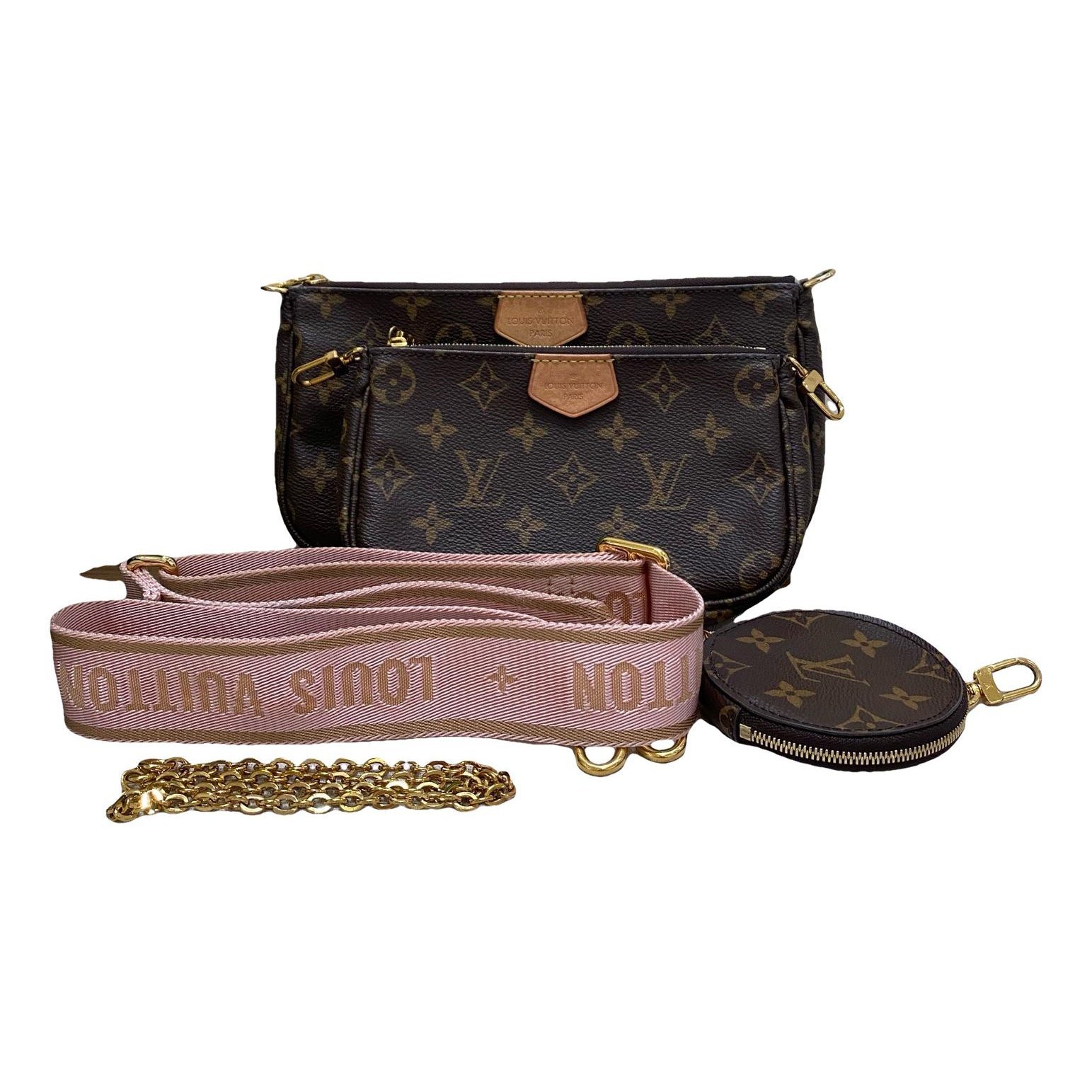 Multi Pochette Accessoires leather crossbody bag