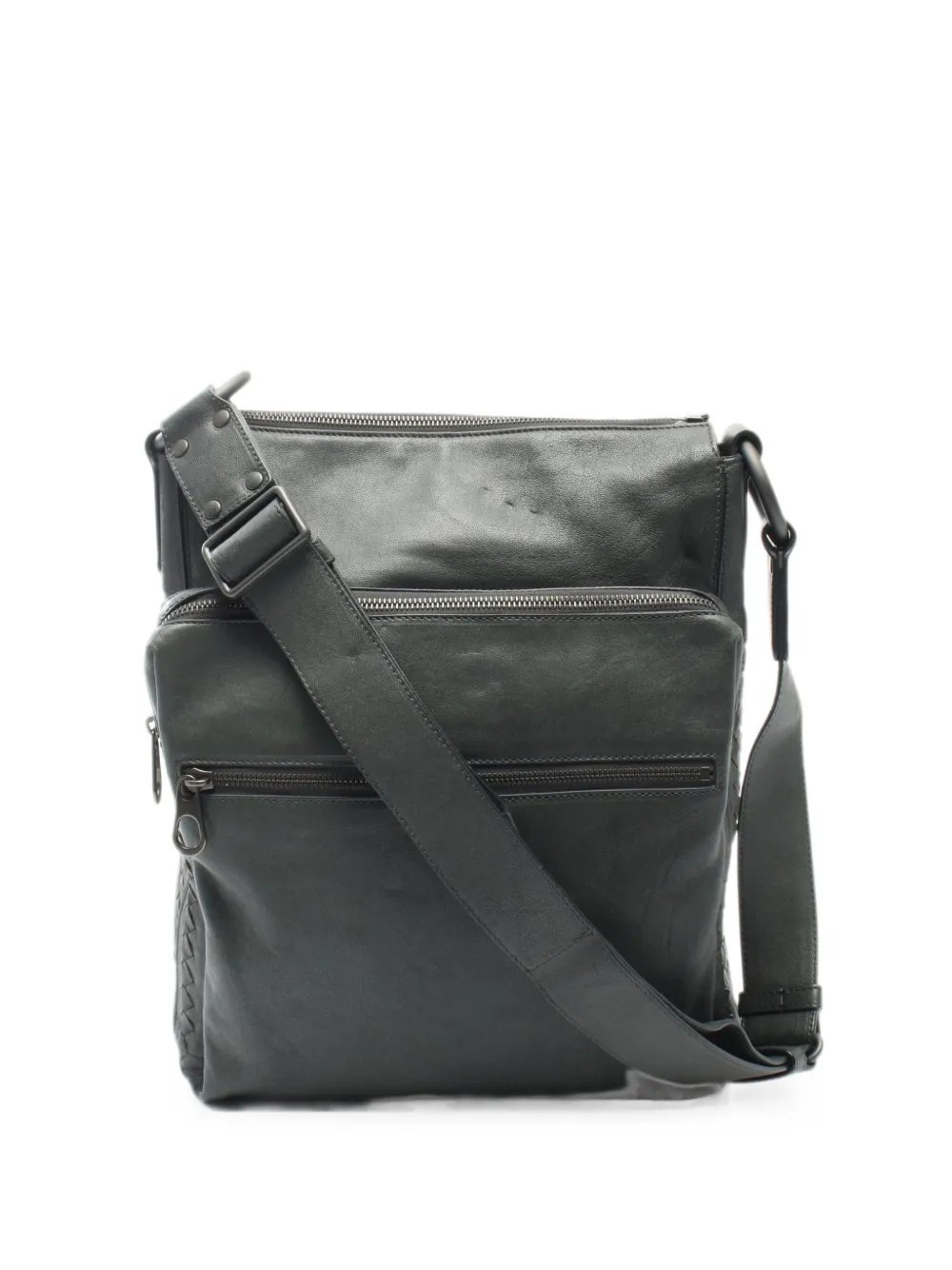 Bottega Veneta 2000s Intrecciato messenger bag