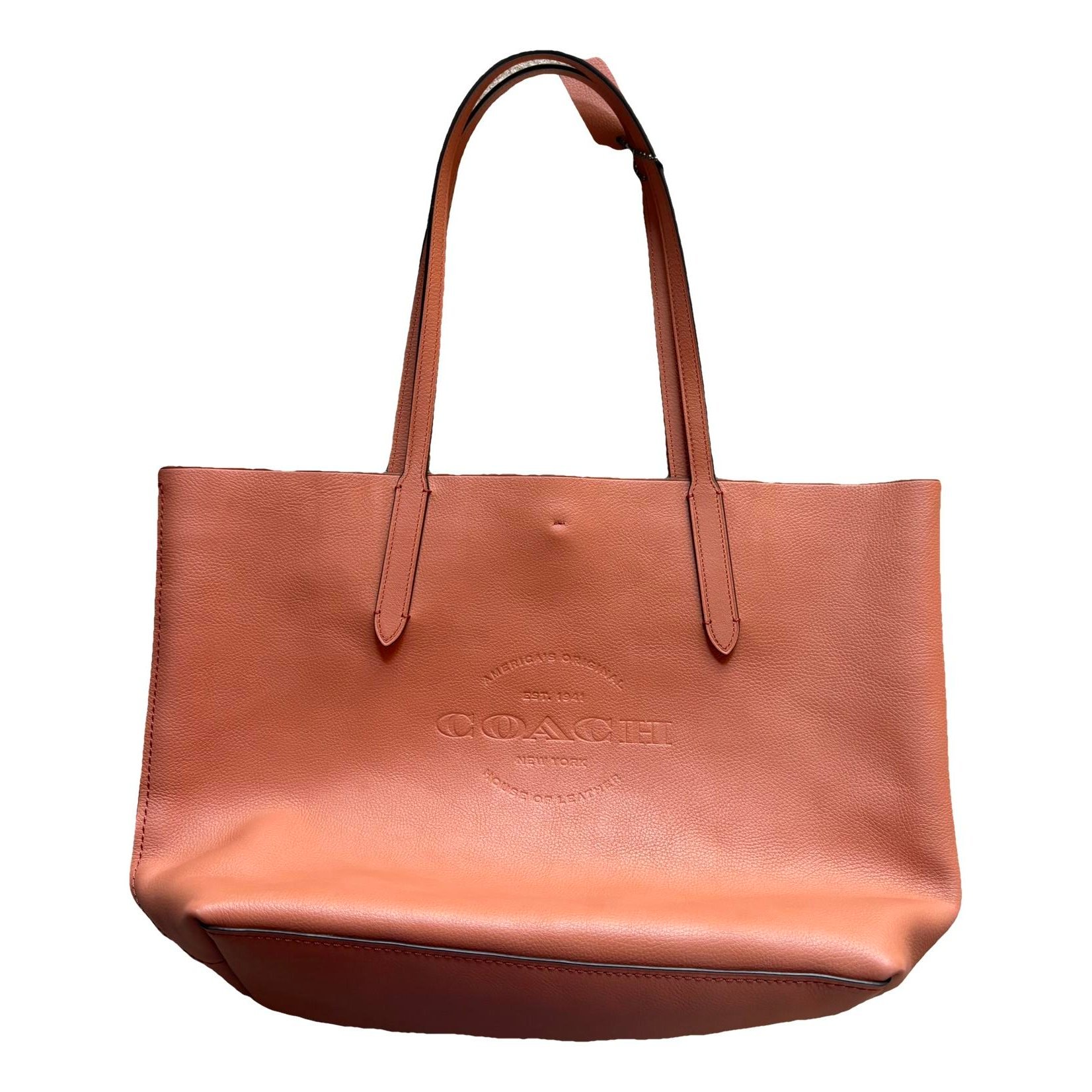 Leather tote