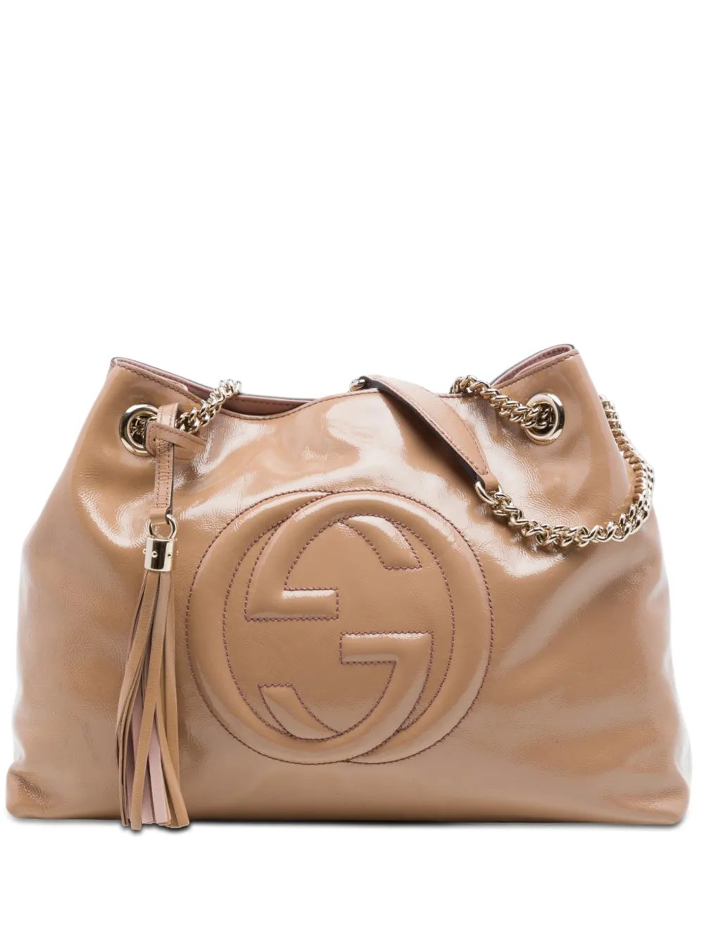 2016-2026 Medium Patent Soho Chain tote bag