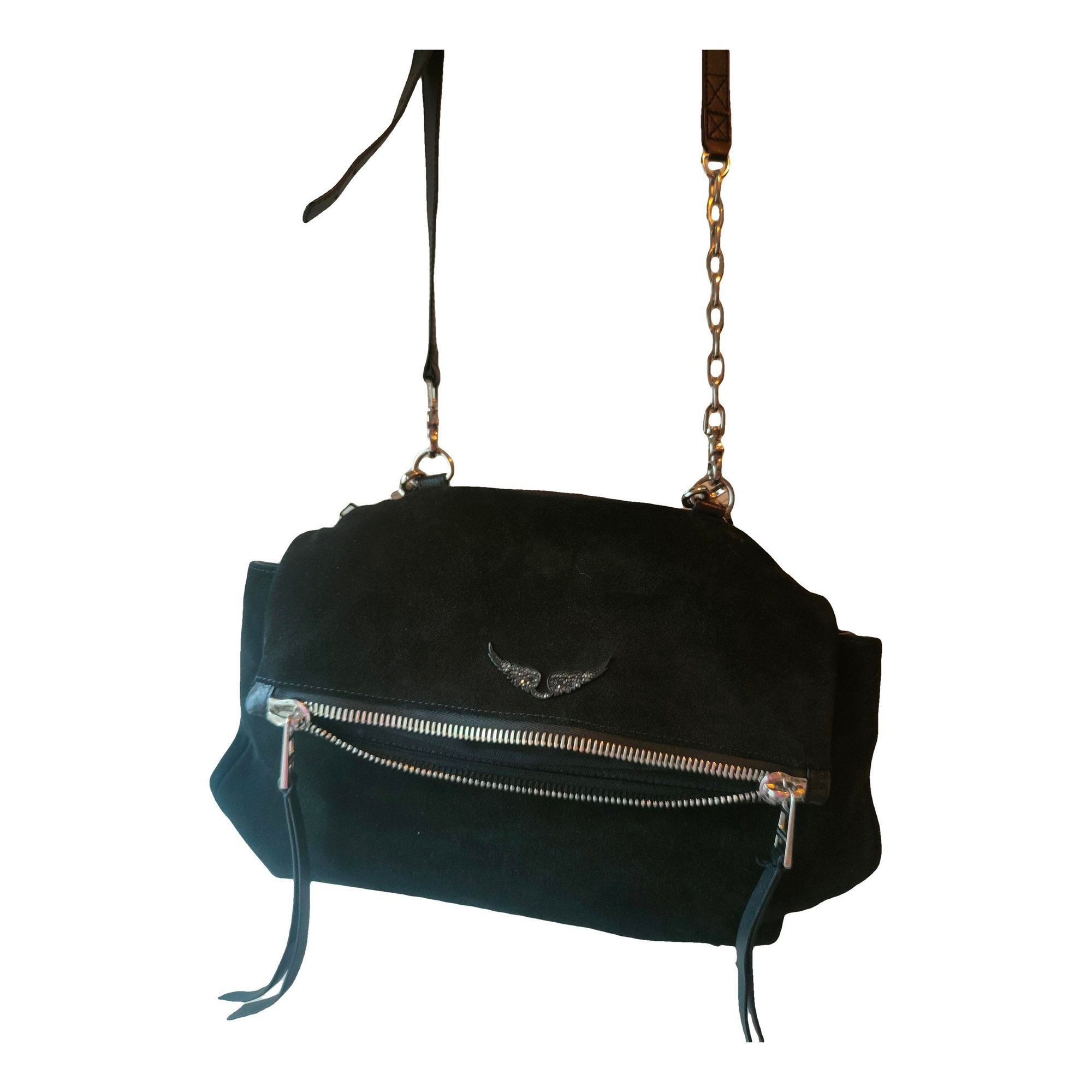 Rock leather crossbody bag