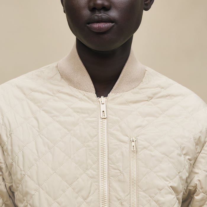 Beige Pierre d'Istrie "Cahier Du Colporteur" Reversible Jacket