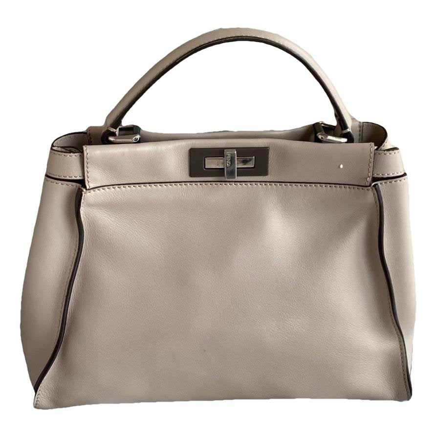 Peekaboo leather handbag