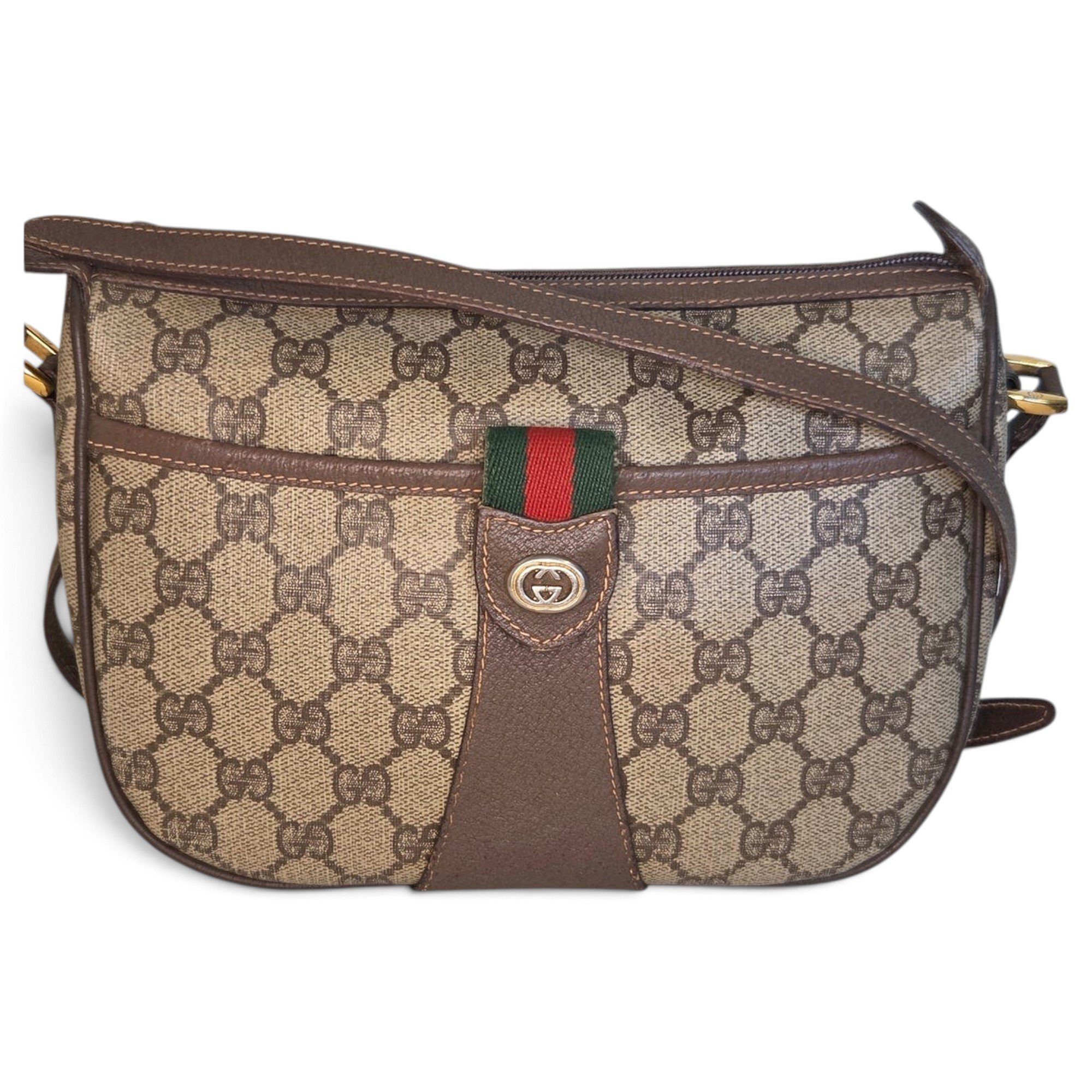 Ophidia leather crossbody bag