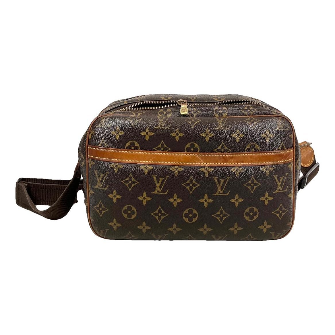Reporter leather handbag
