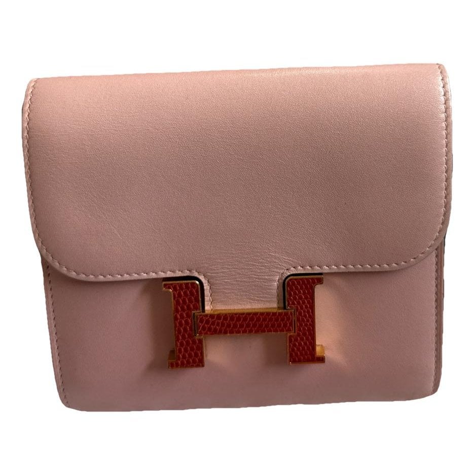 Constance leather clutch bag