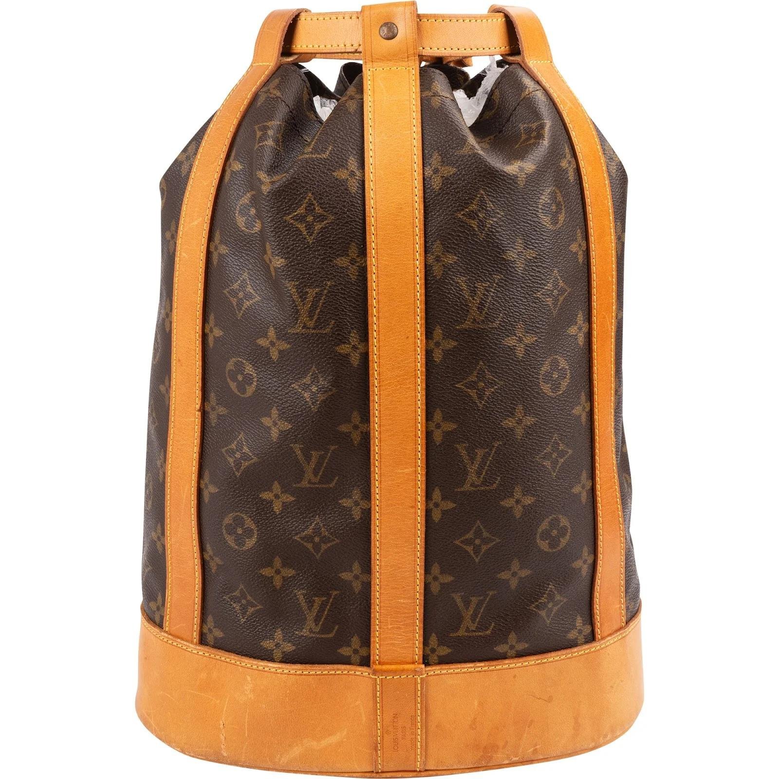 Randonnée leather backpack