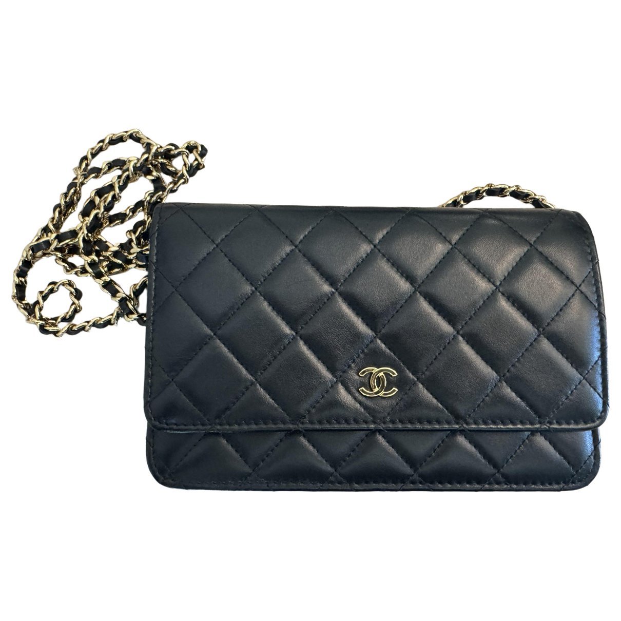 Wallet On Chain Timeless/Classique leather handbag