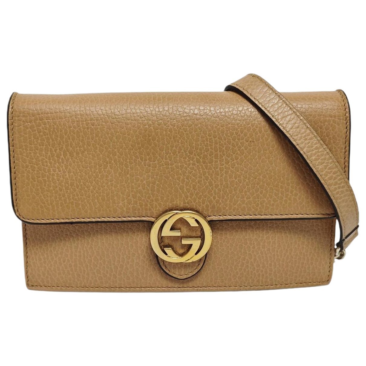 Leather crossbody bag