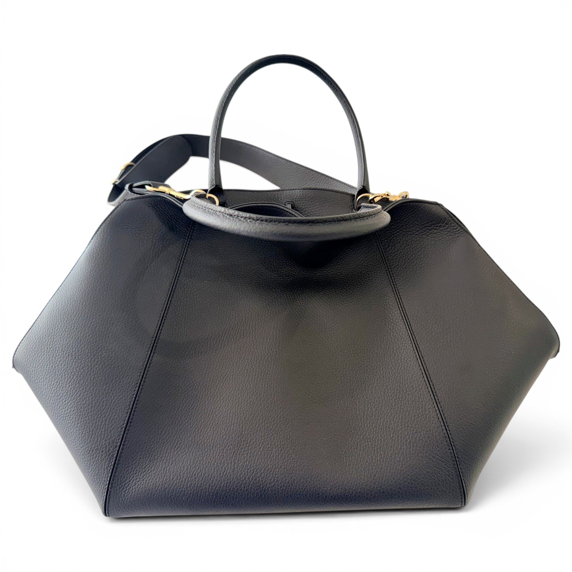 Leather tote