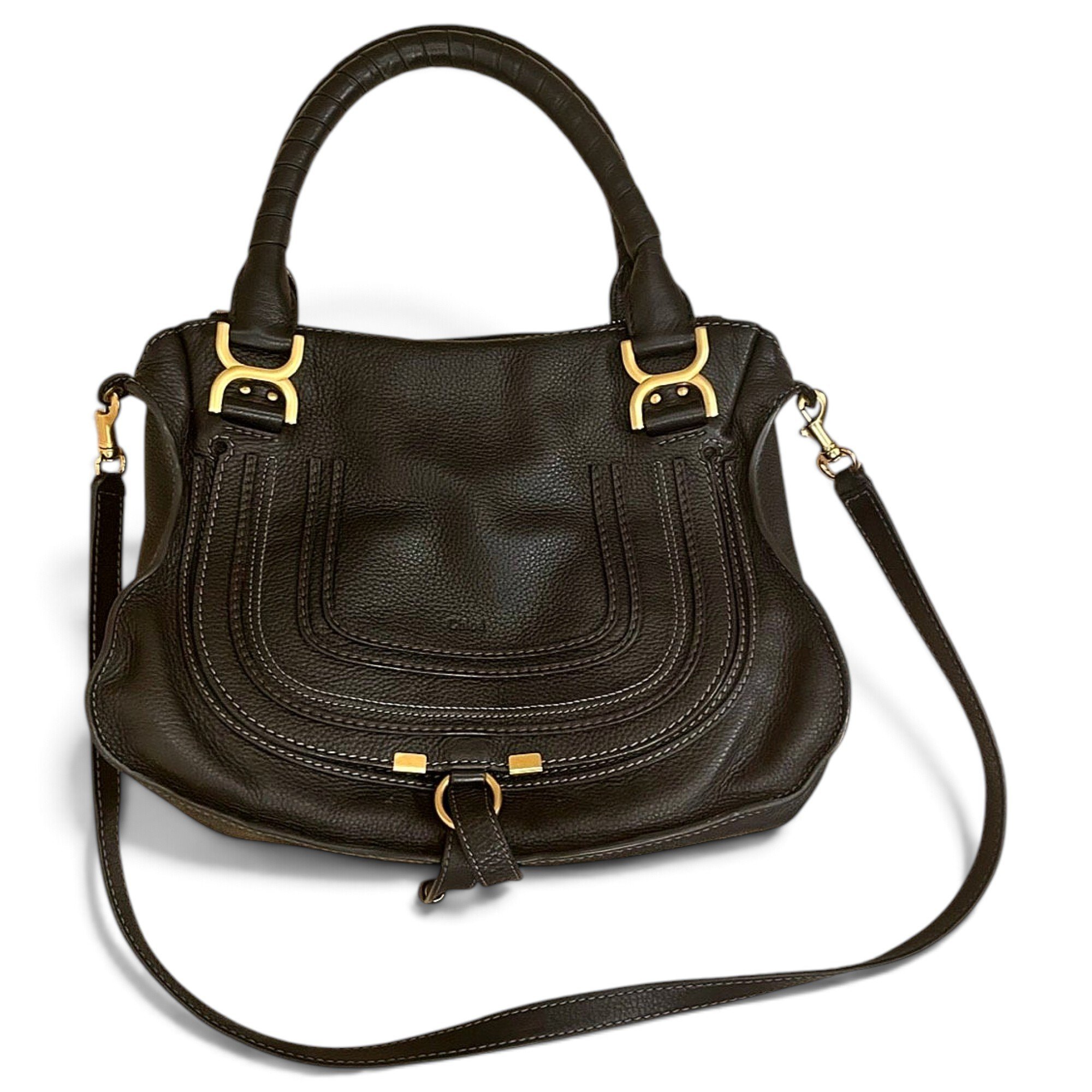 Marcie leather handbag