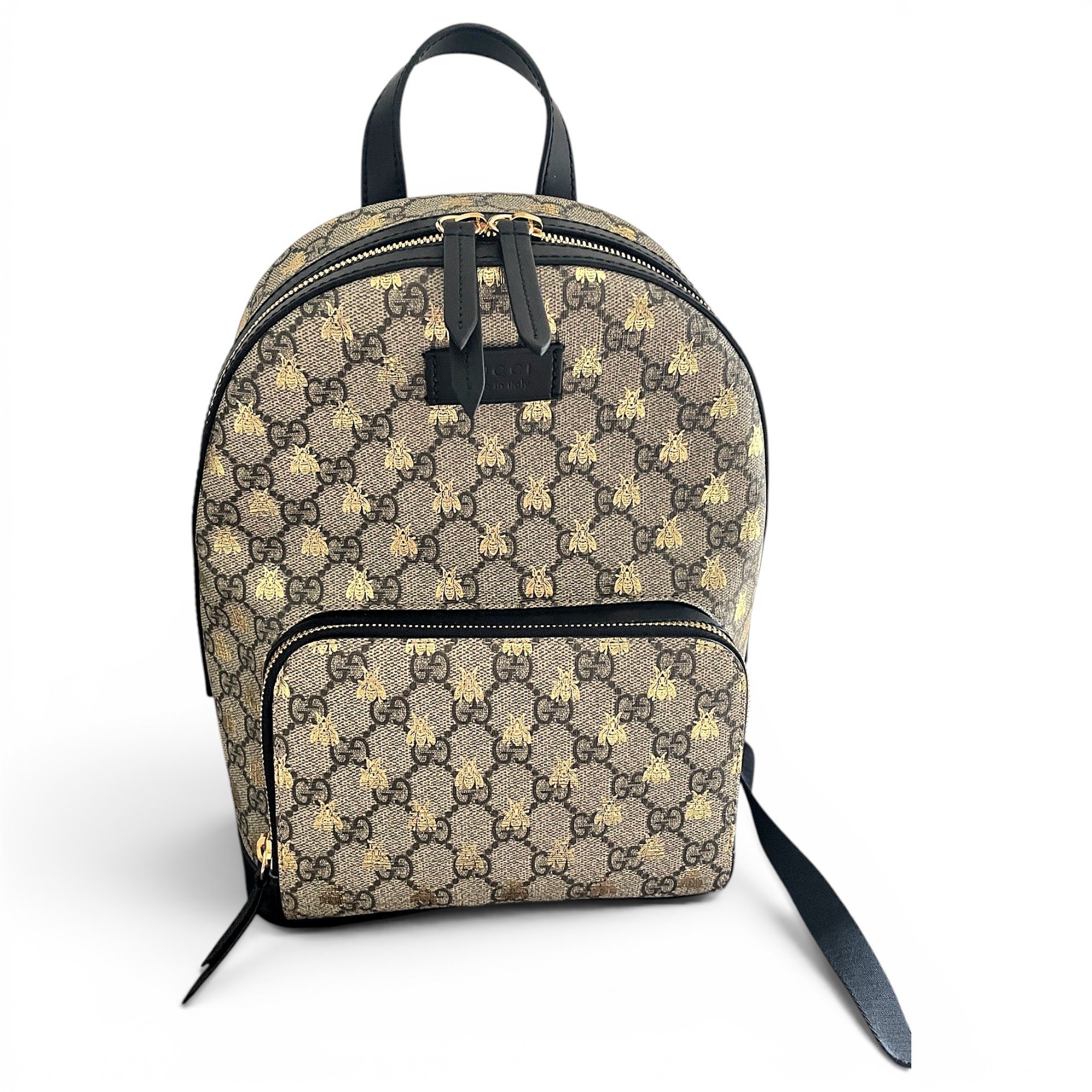 Leather backpack