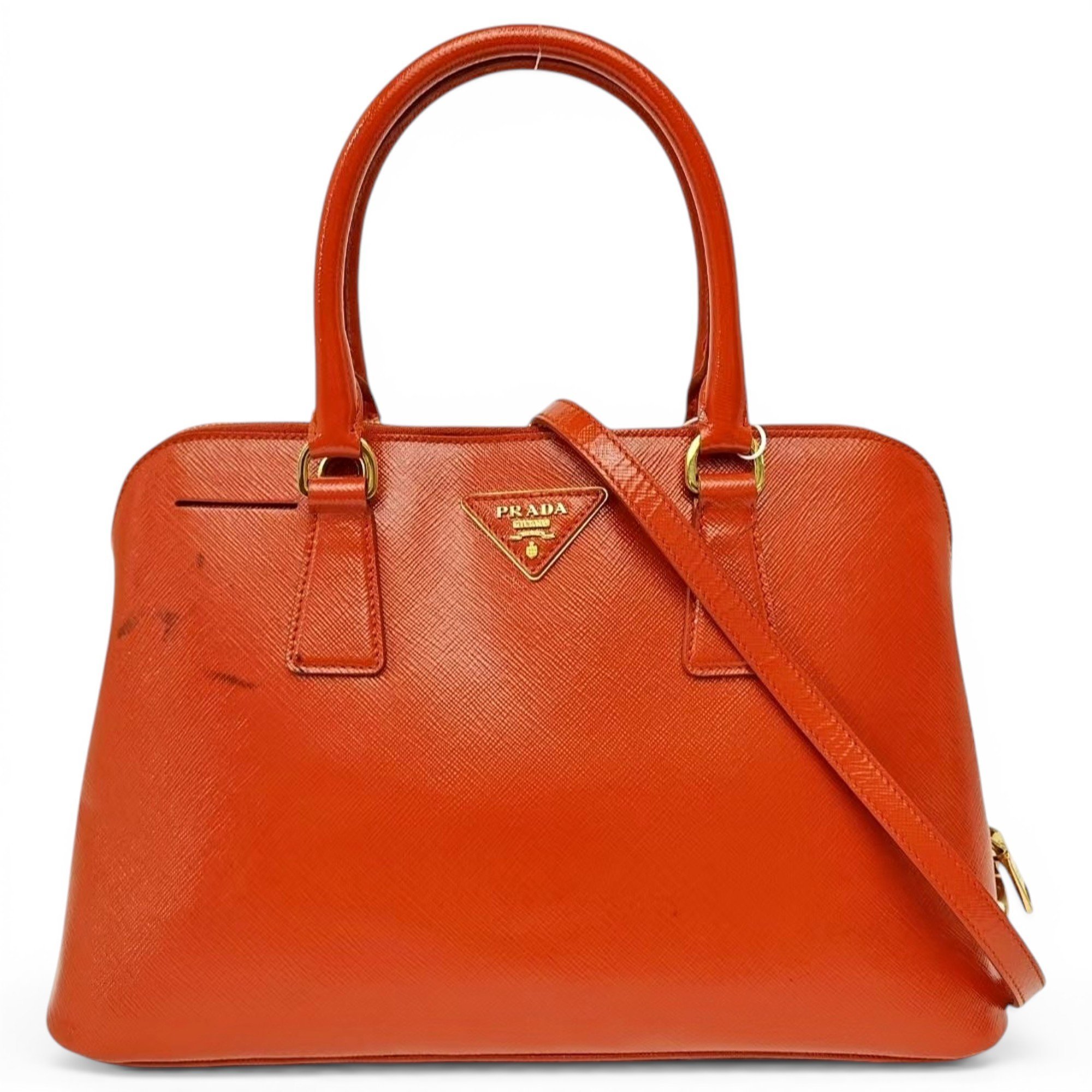 Promenade leather handbag
