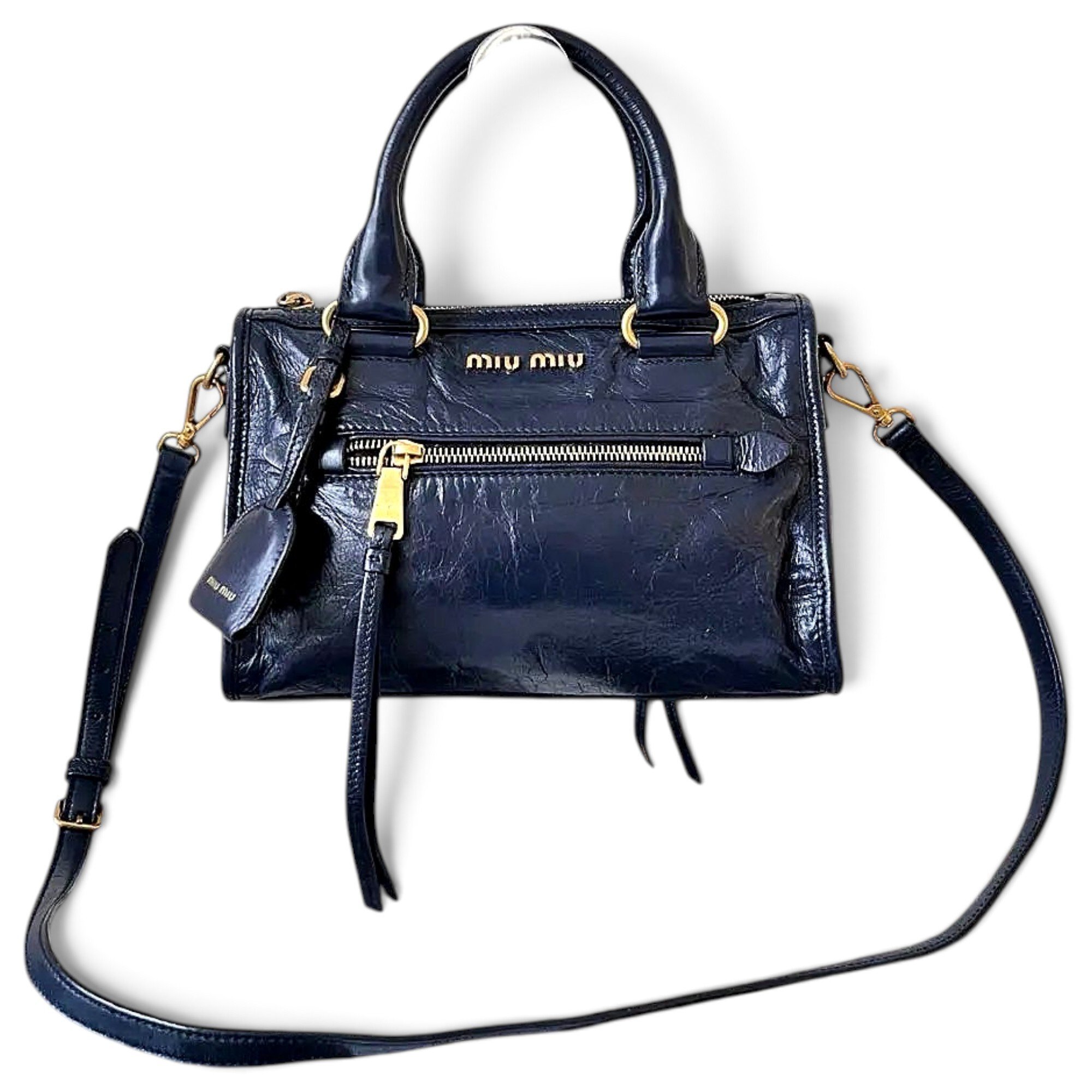 Leather handbag