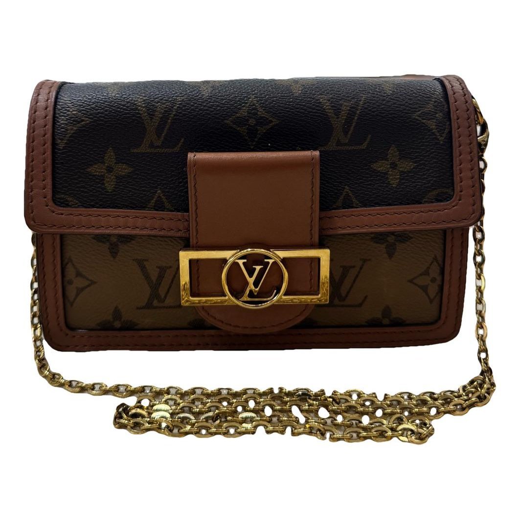 Dauphine leather handbag