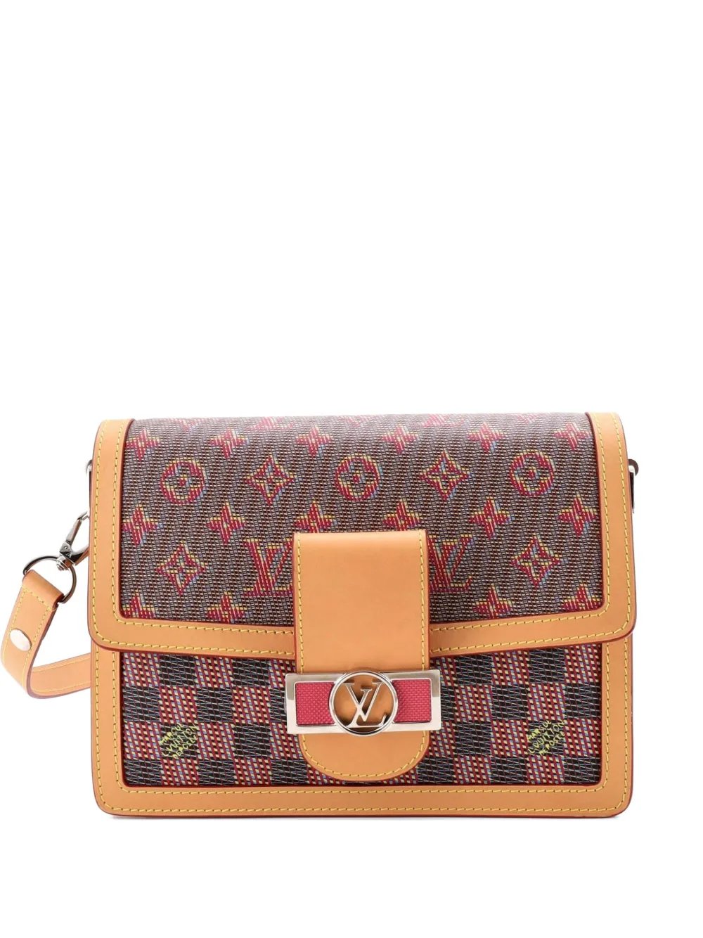 Dauphine Damier Monogram LV Pop Canvas MM shoulder bag