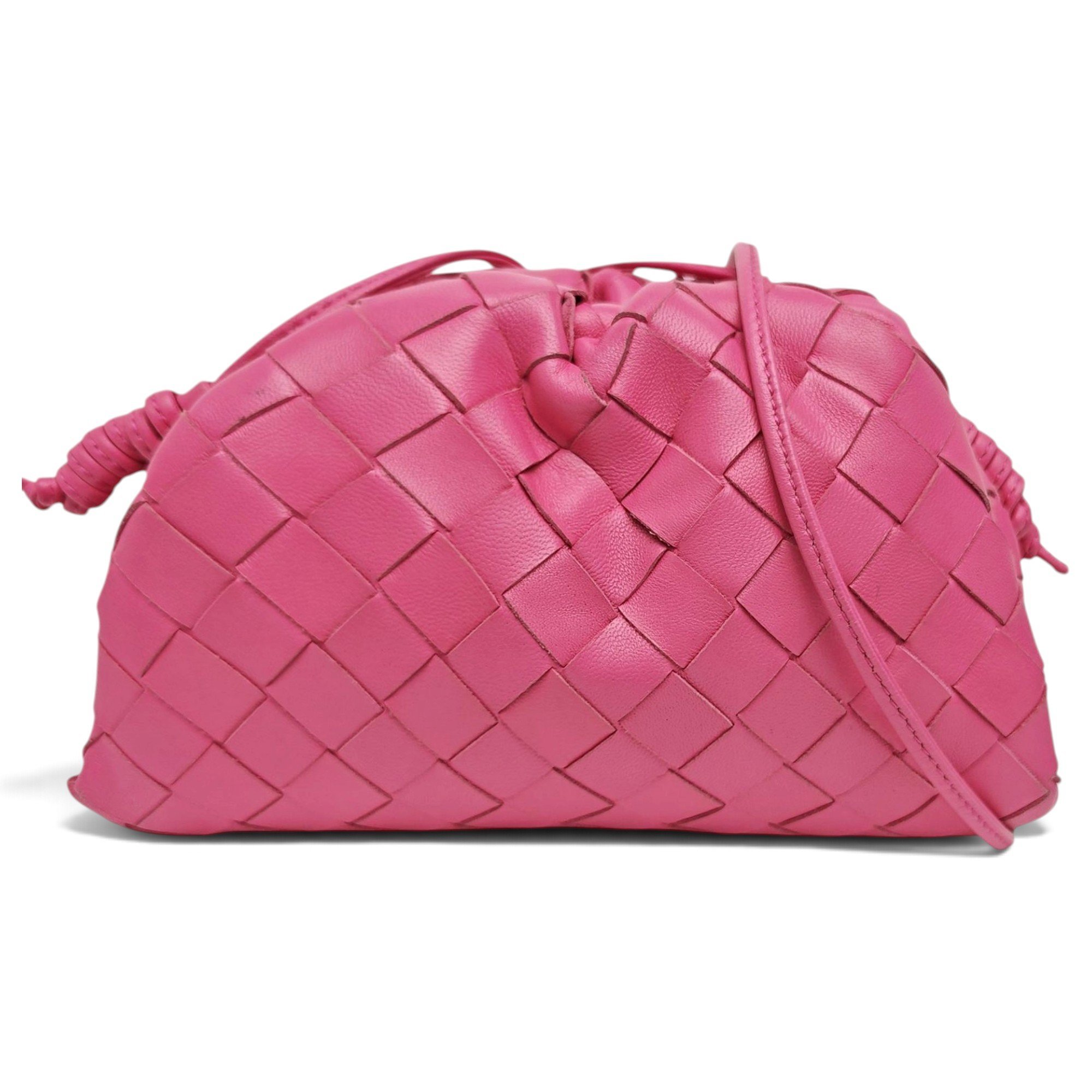Pouch leather handbag