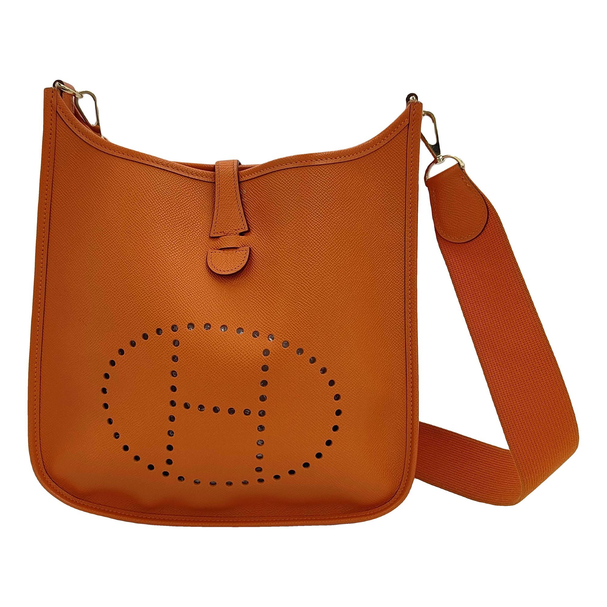 Evelyne leather handbag