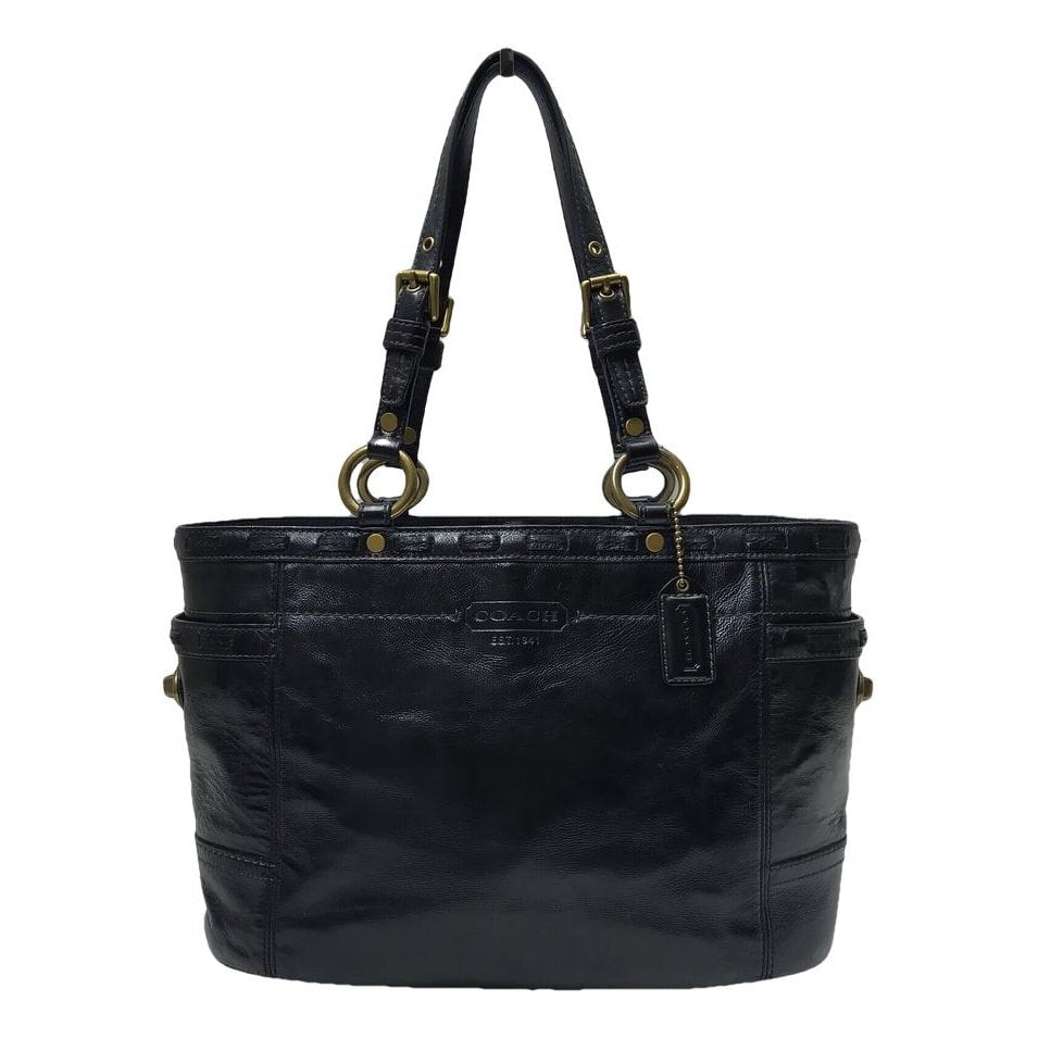 Leather tote