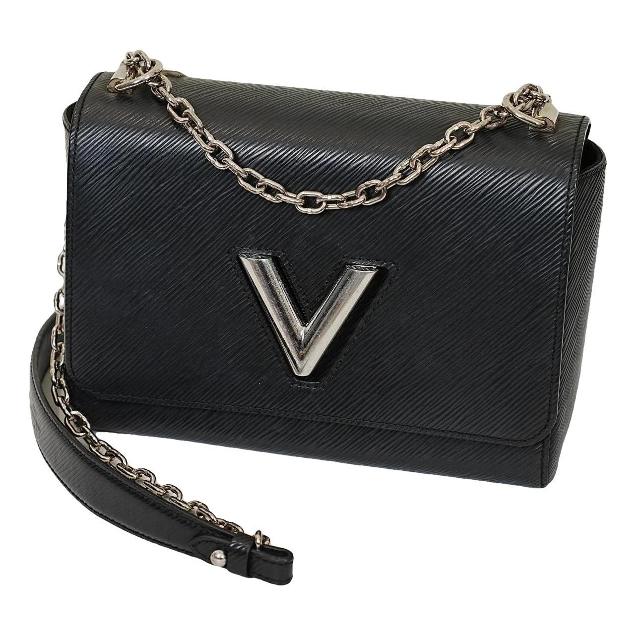 Twist leather handbag