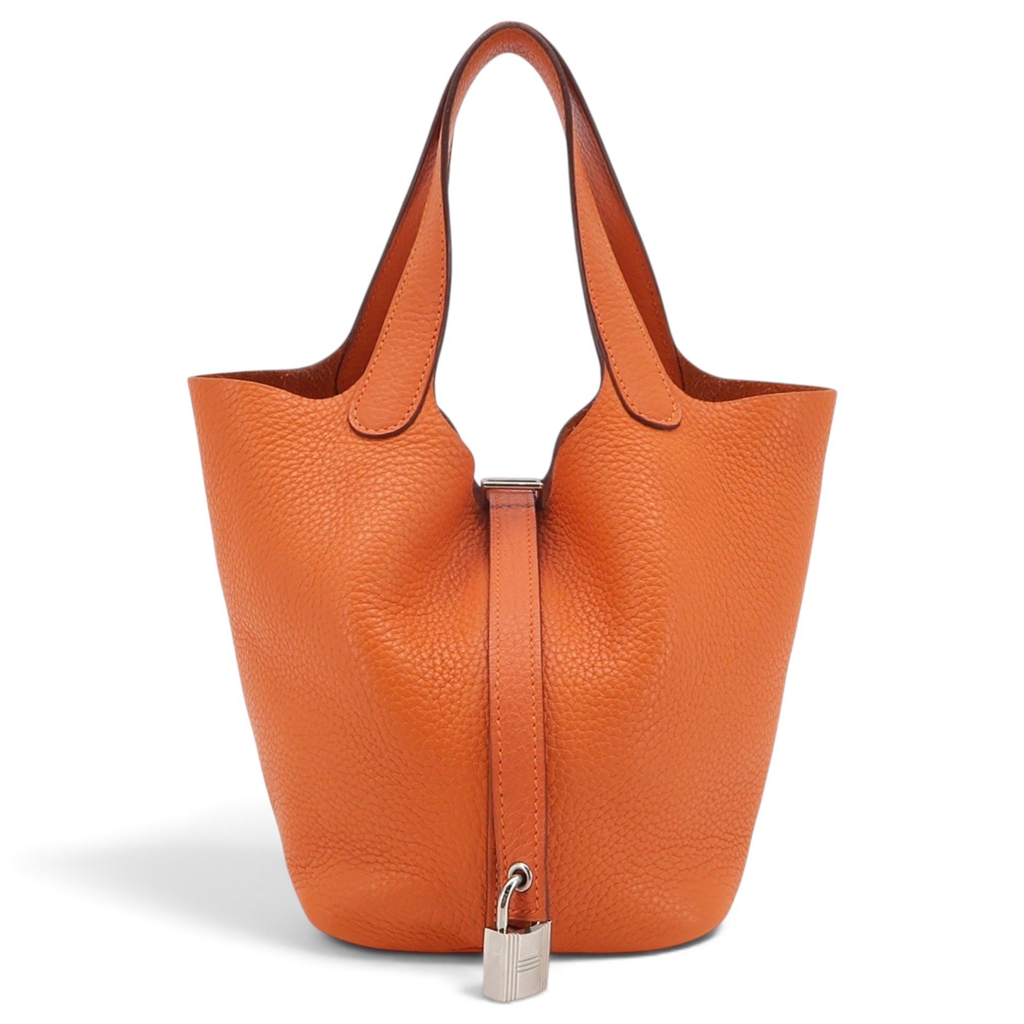 Picotin leather handbag