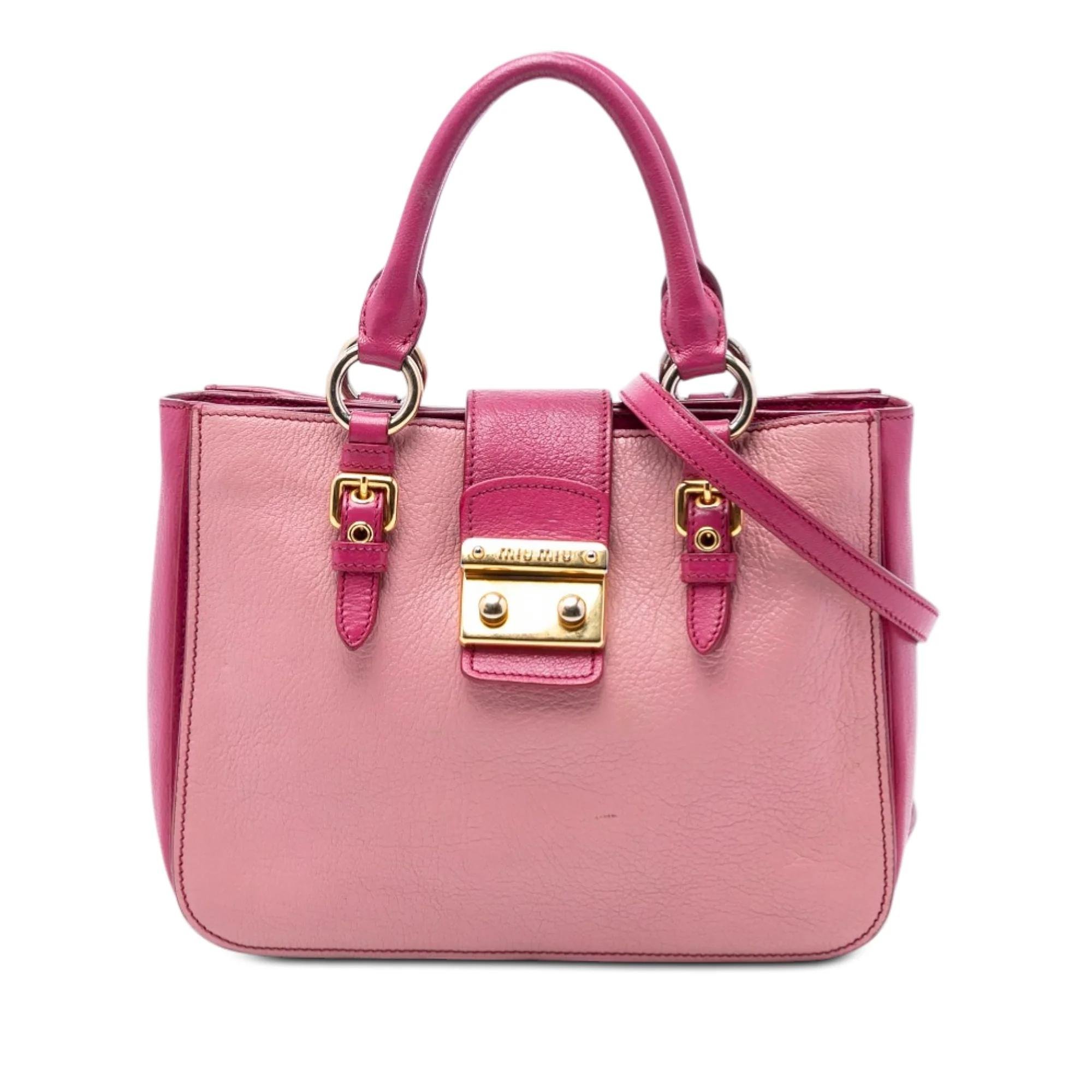 Madras leather satchel