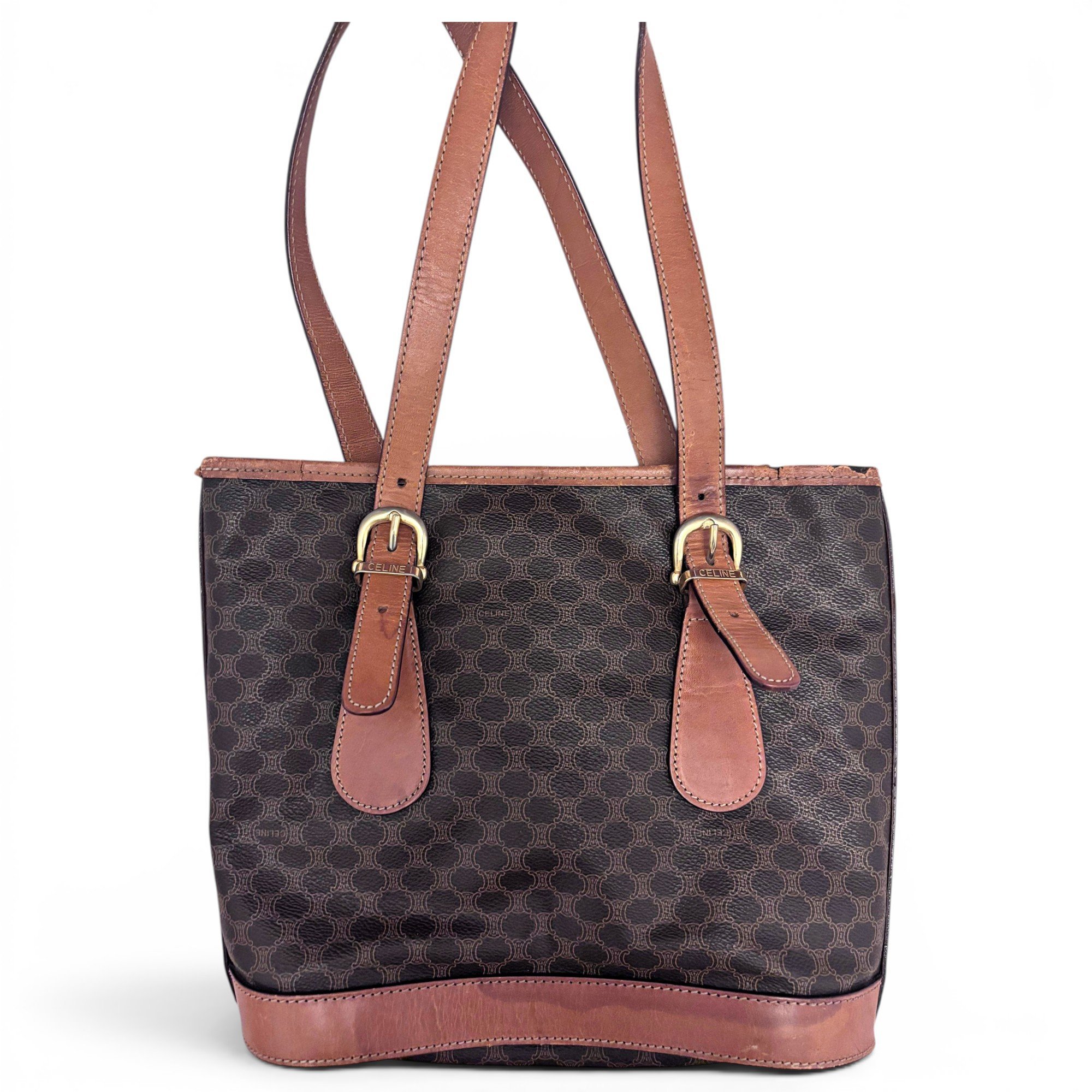 Leather tote