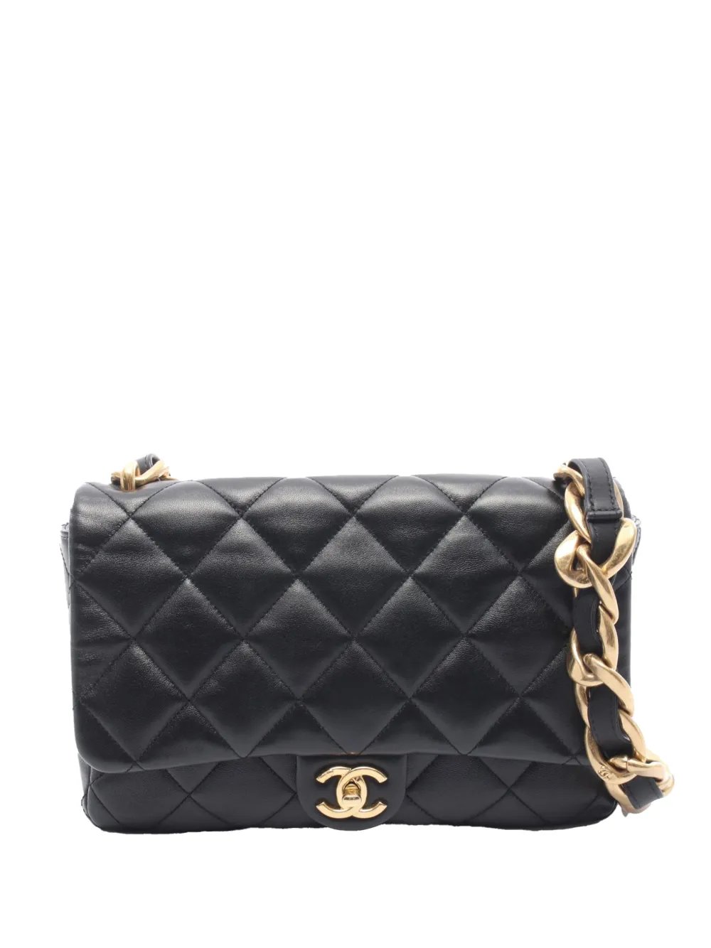 2021-2026 Large Quilted Lambskin Funky Town Flap shoulder bag