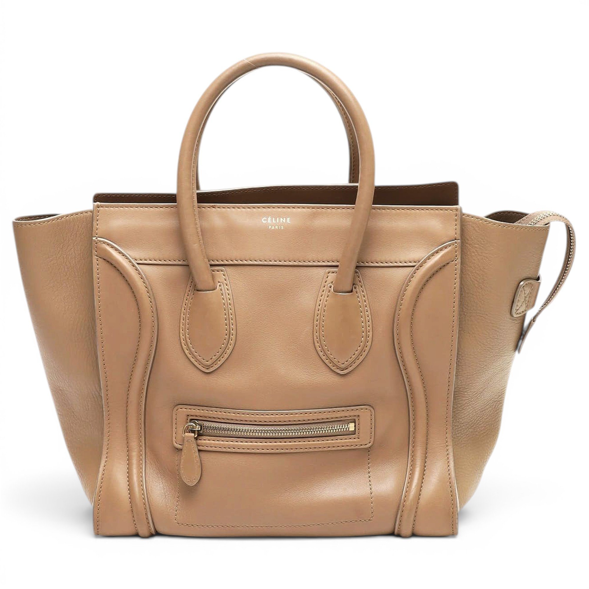 Luggage leather handbag