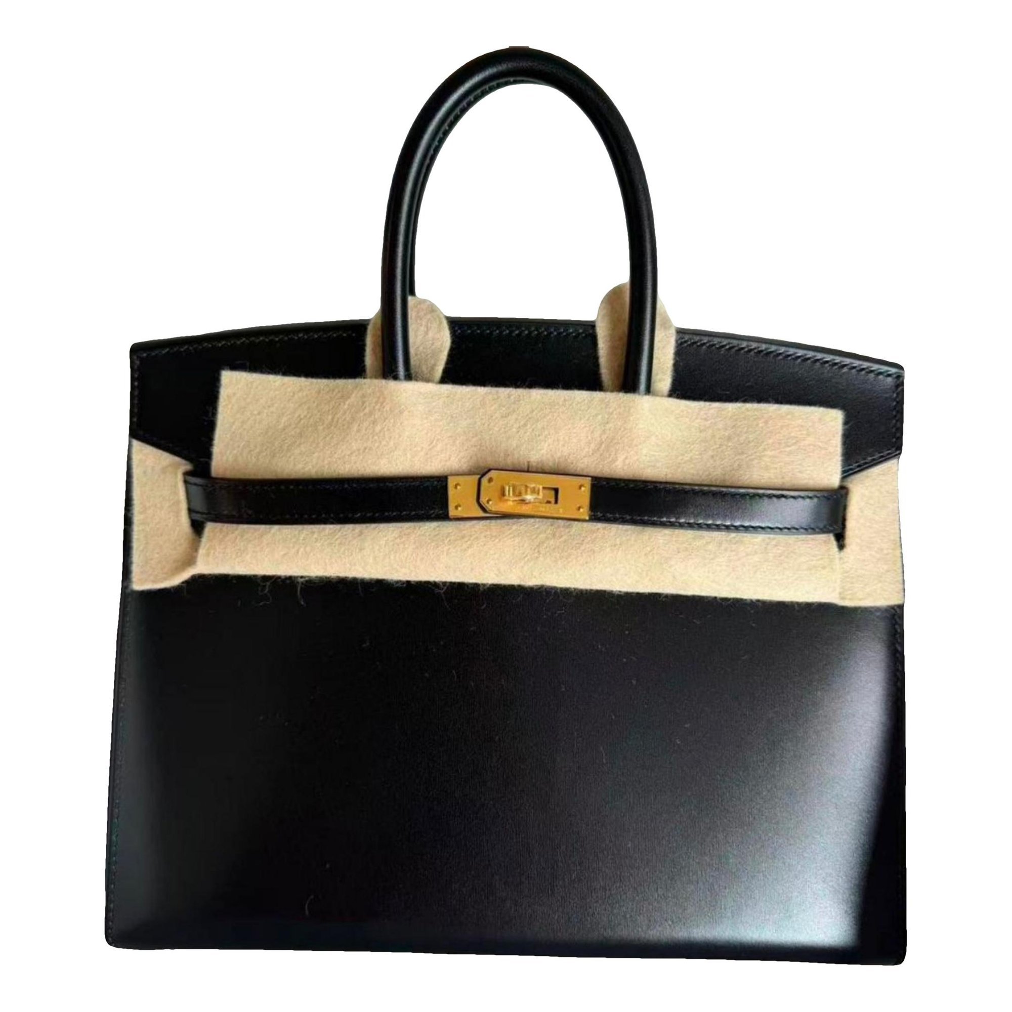 Birkin 25 leather handbag