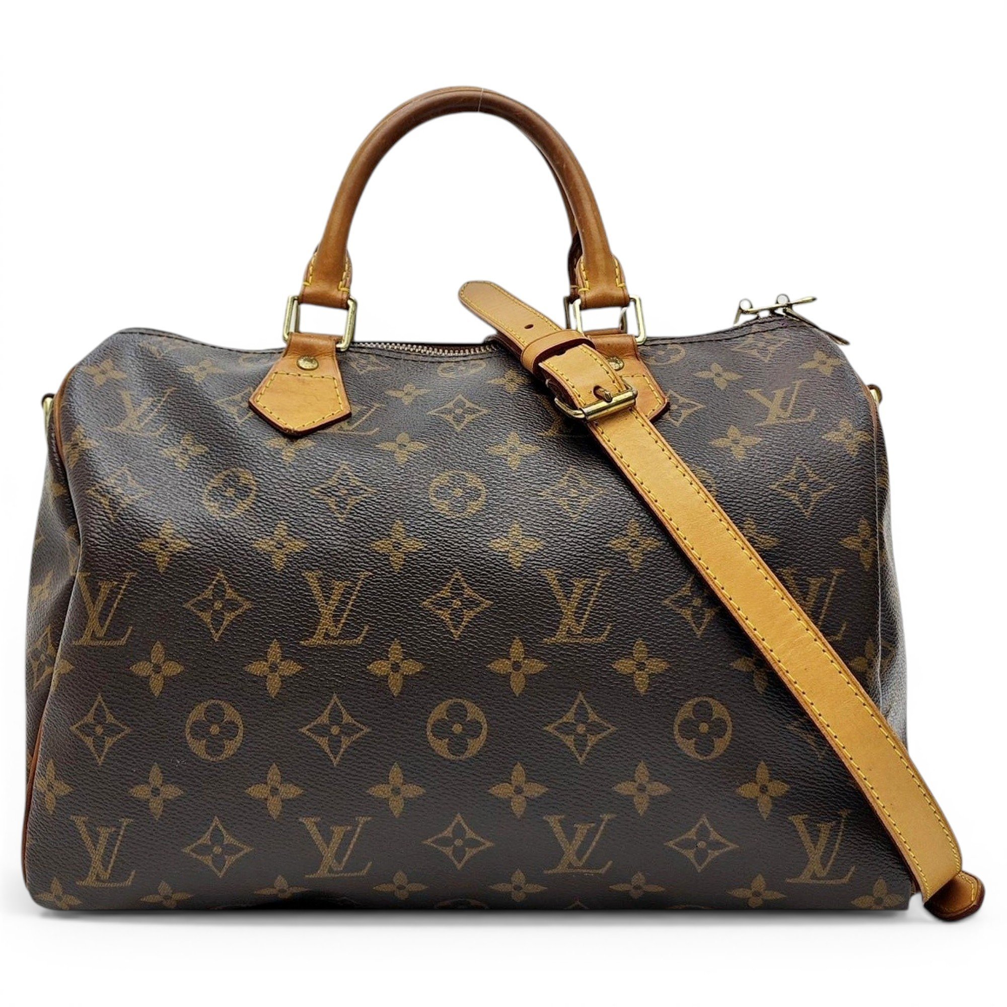 Nano Speedy / Mini HL leather handbag