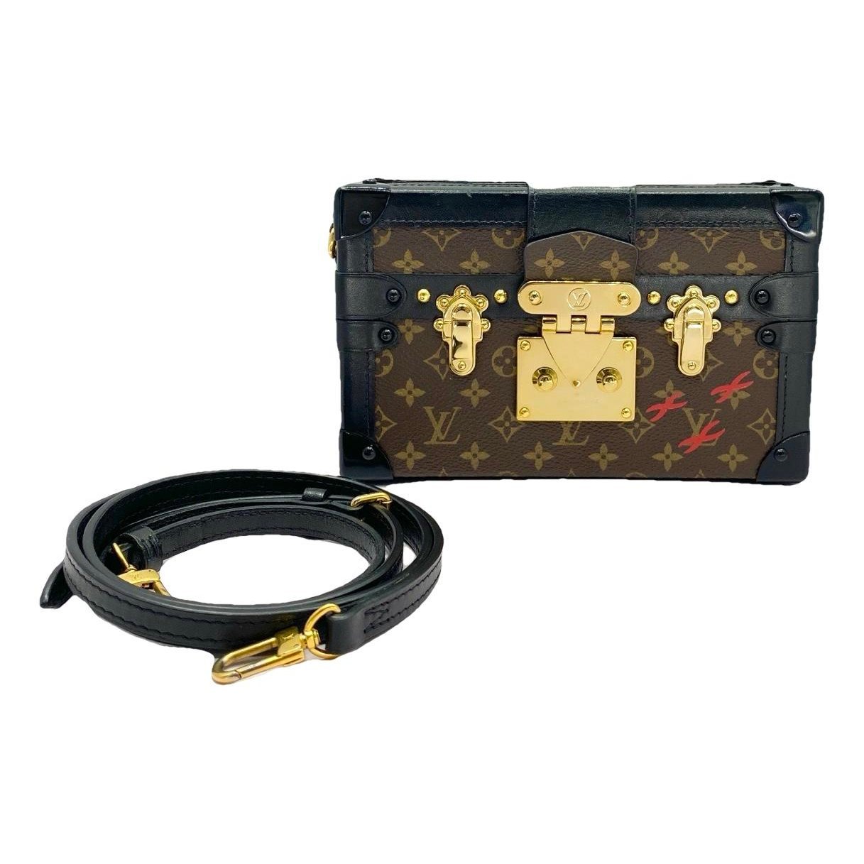 Petite Malle leather handbag