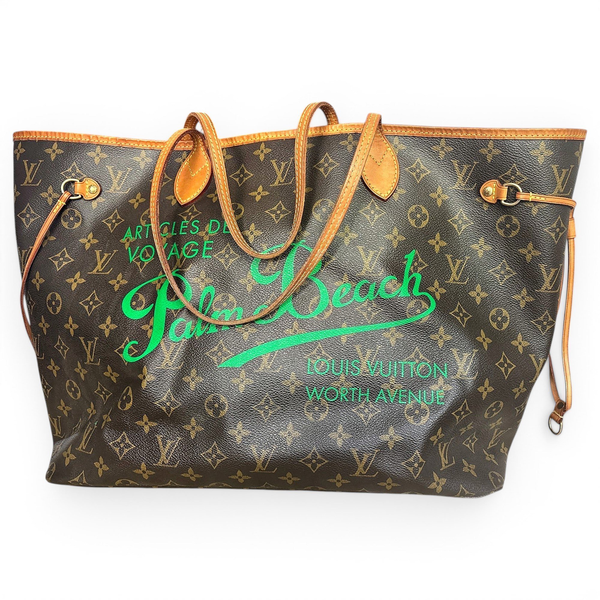Neverfull leather tote