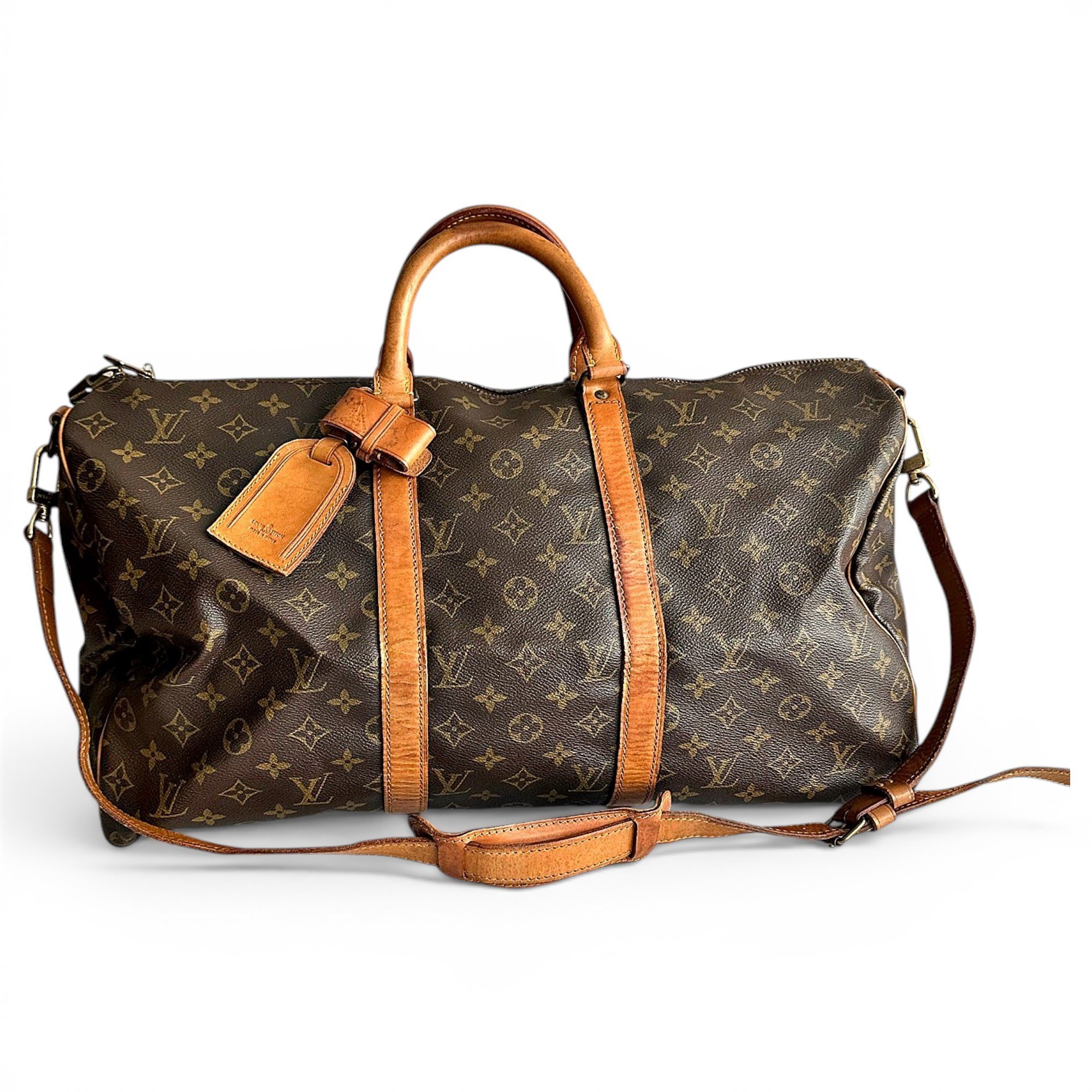 Keepall leather 48h bag