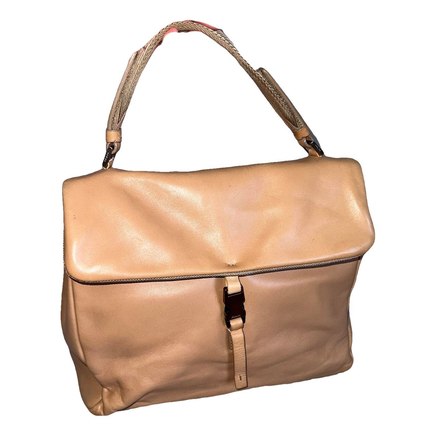 Leather handbag