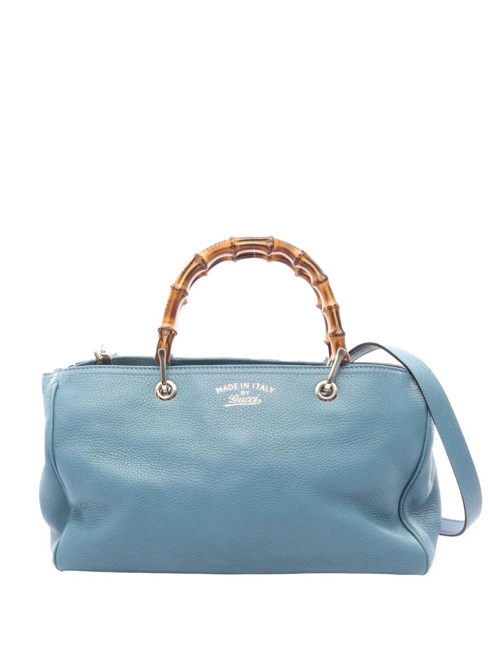 2016-2026 Medium Calfskin Bamboo Shopper satchel