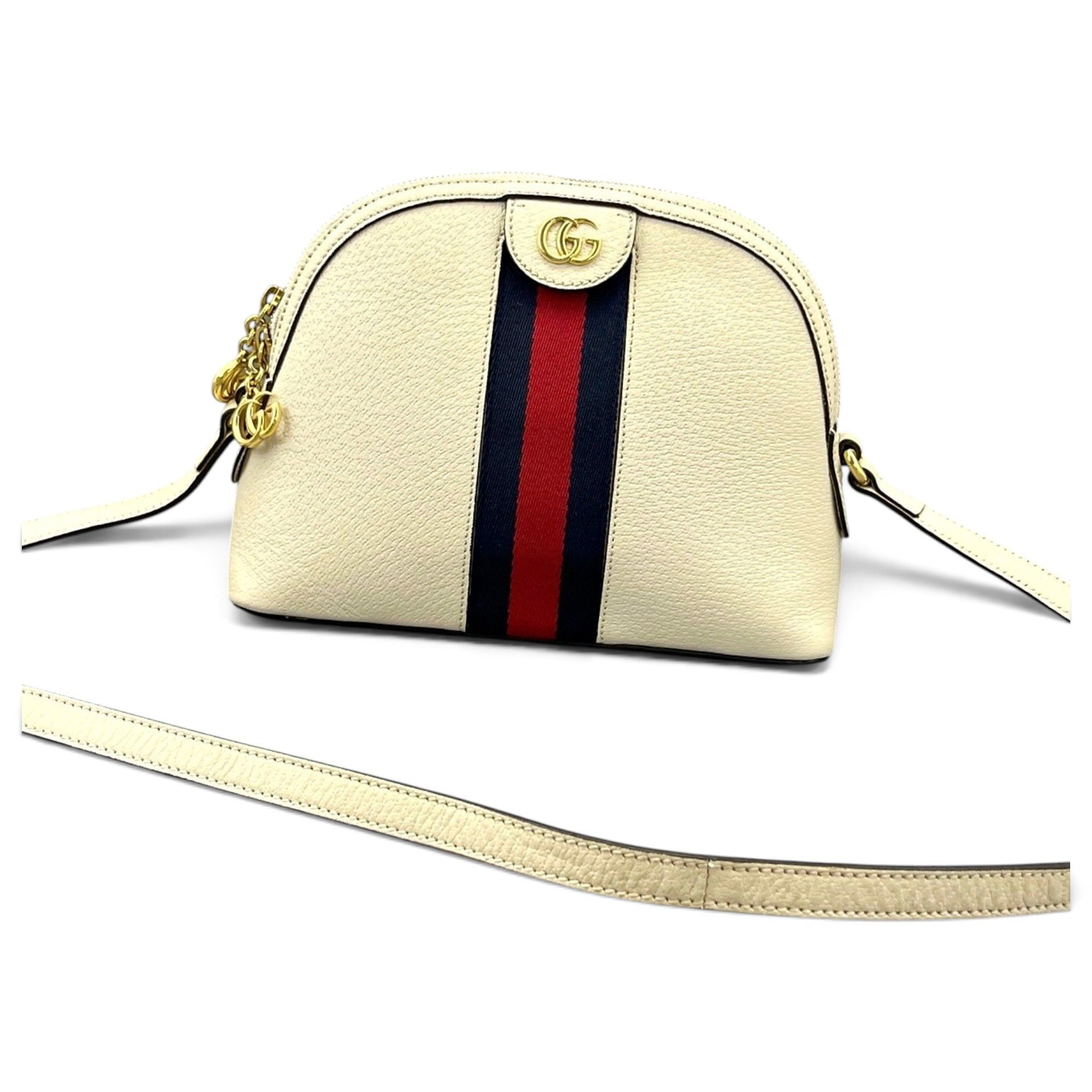 Ophidia Dome leather handbag