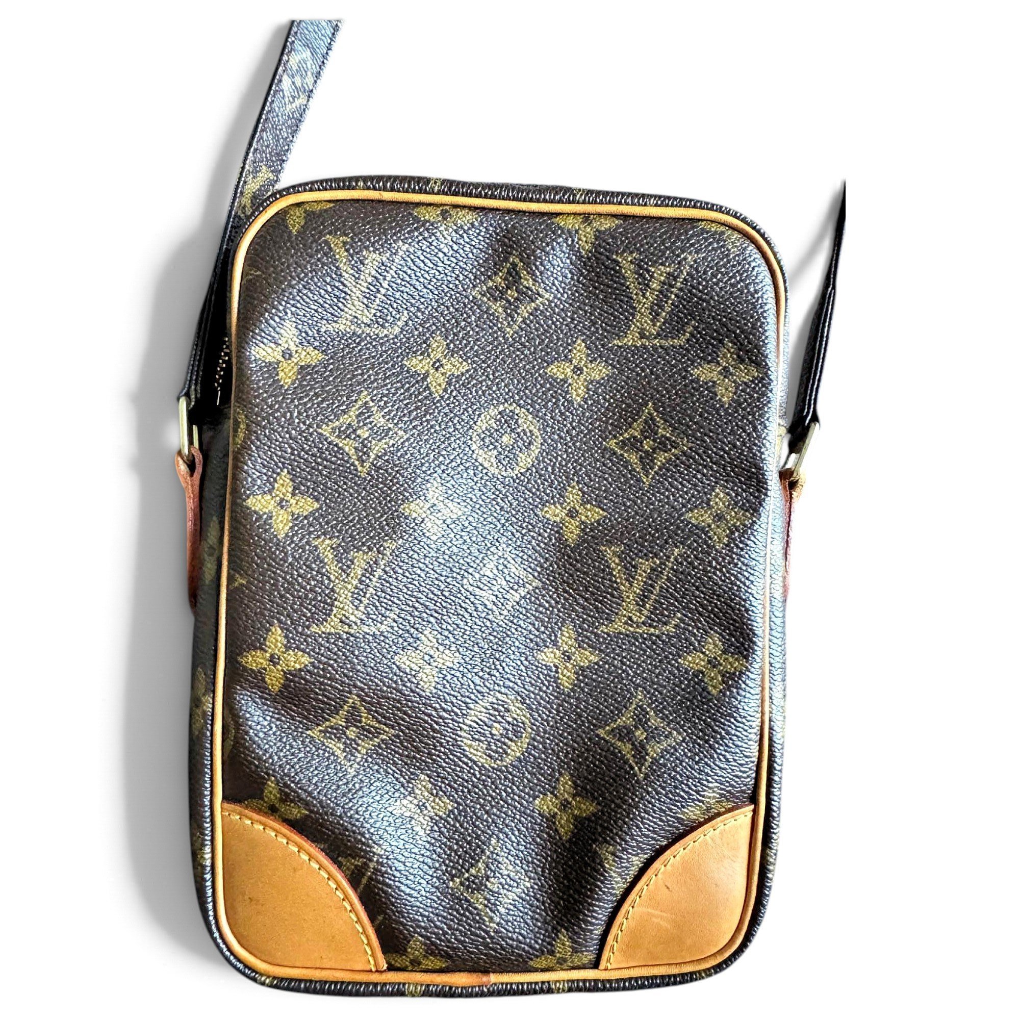 Danube leather crossbody bag
