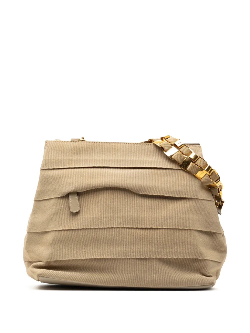 1990-2000 Nylon Tiered Grosgrain Shouder Bag shoulder bag