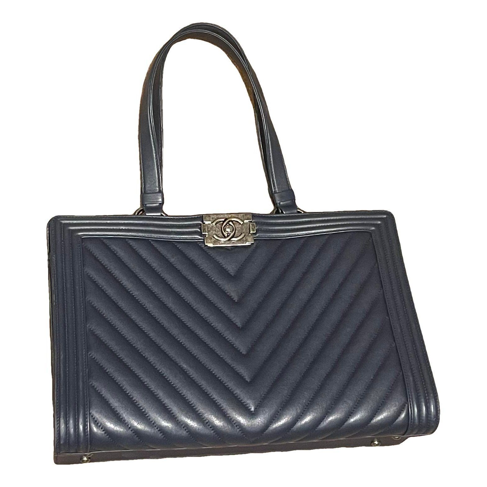 Leather tote