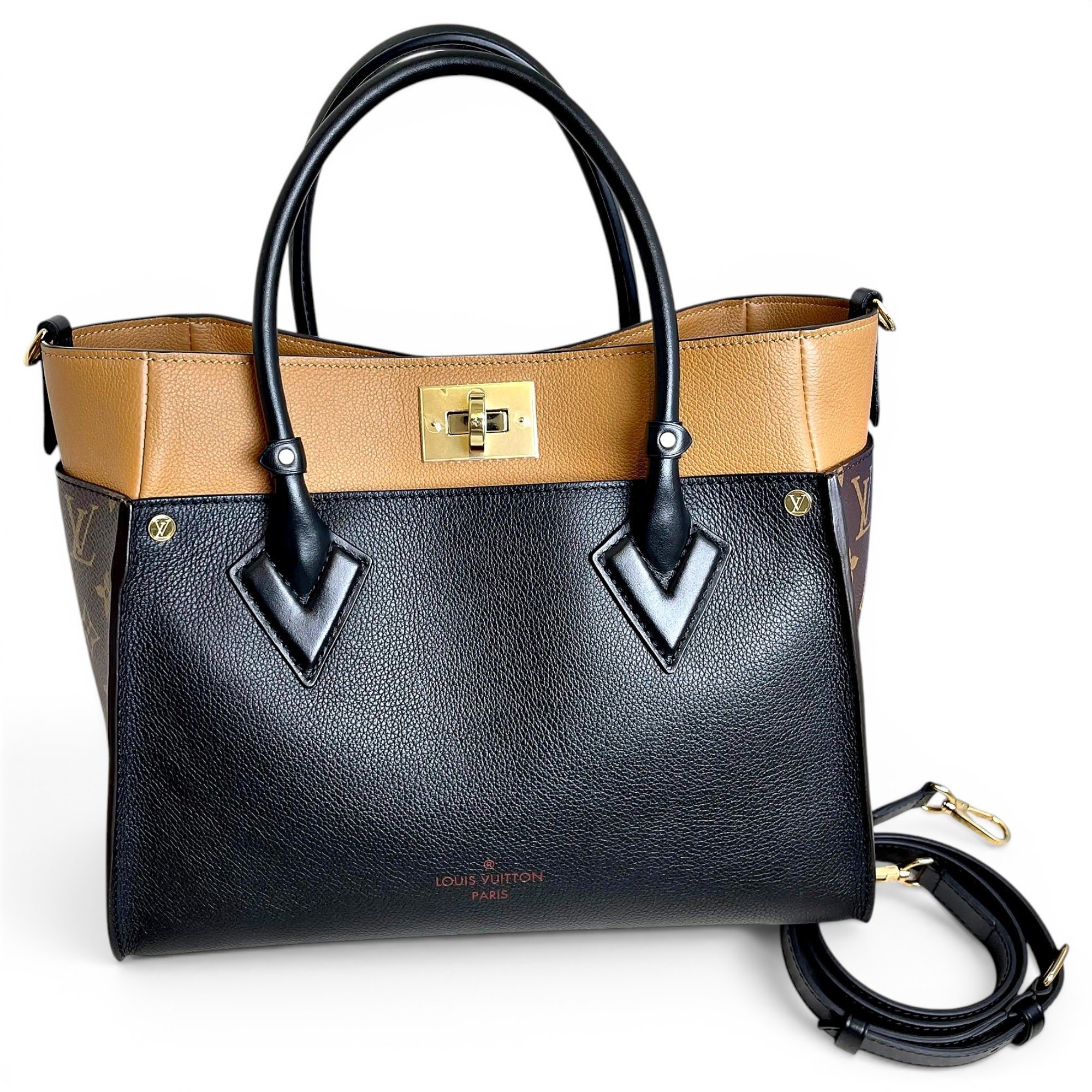 On My Side leather handbag