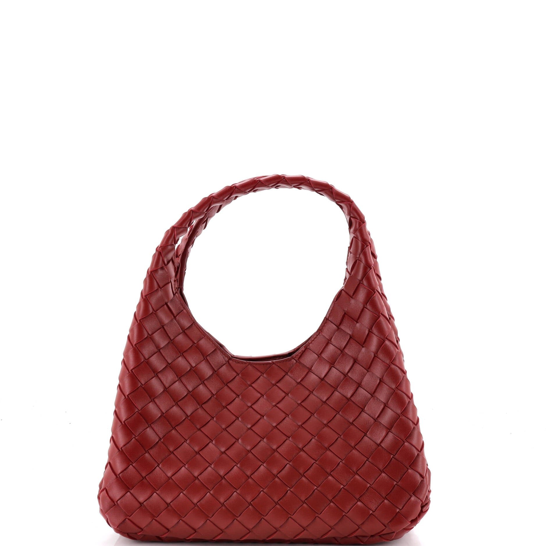 Campana NM Hobo Intrecciato Leather Small