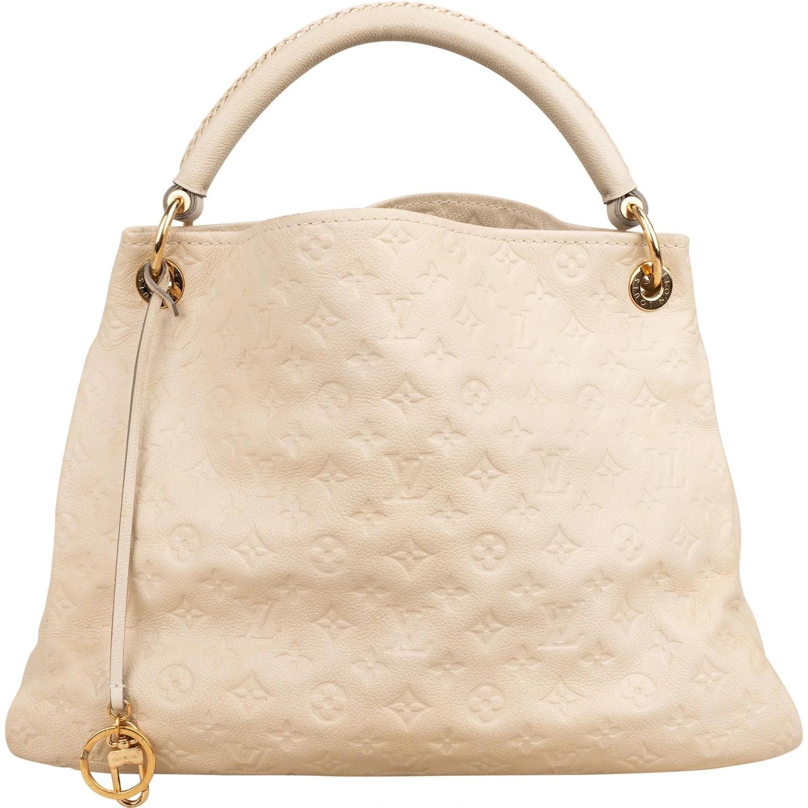Artsy leather handbag