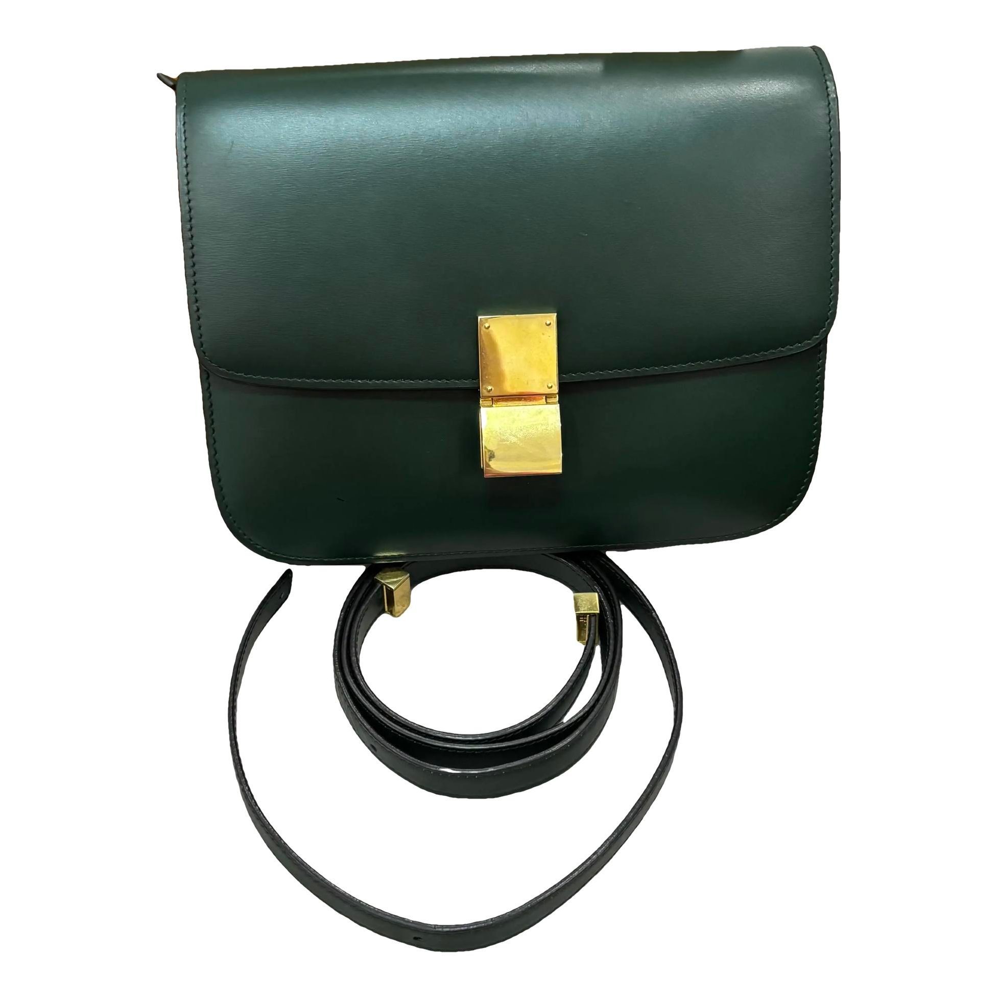 Classic leather crossbody bag