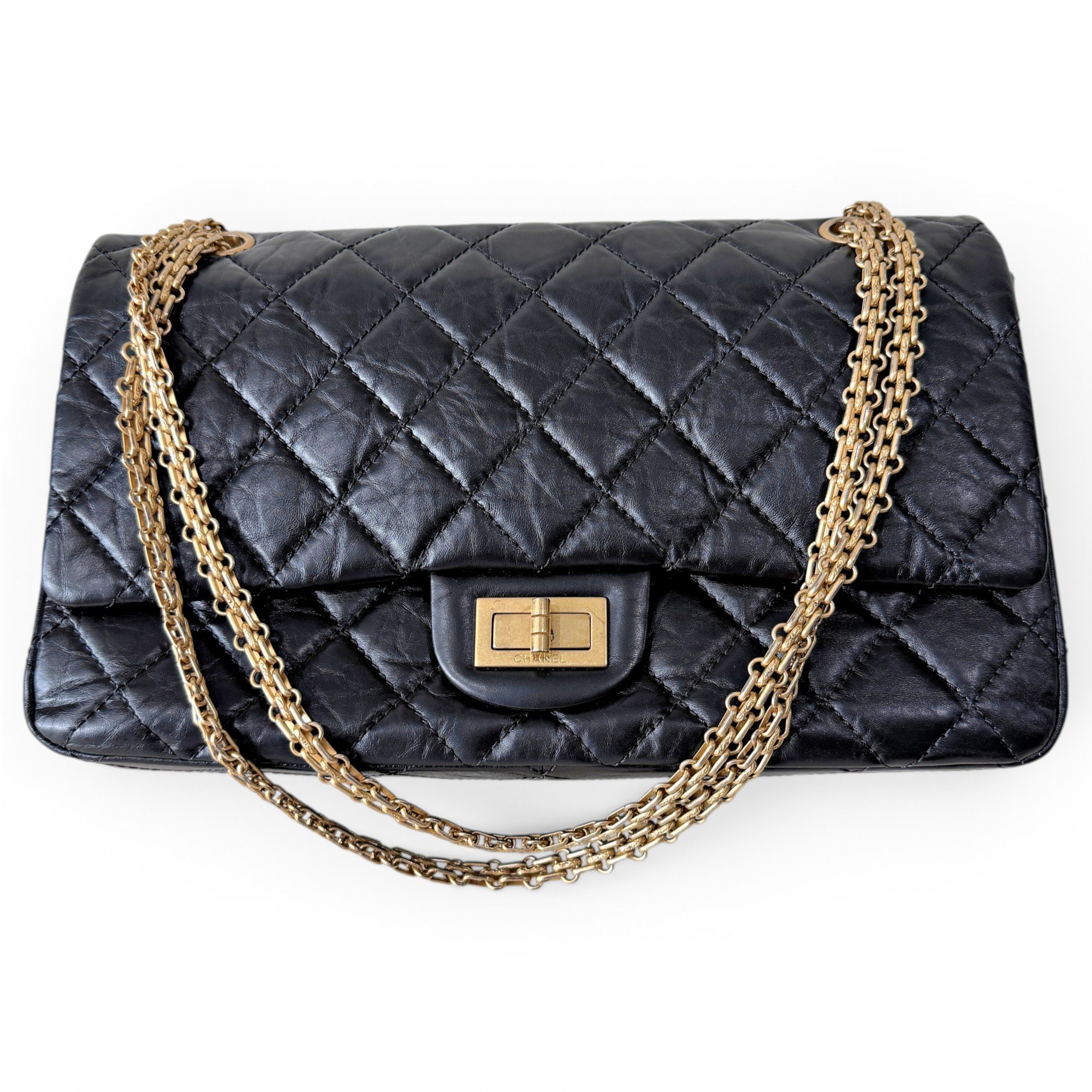 2.55 leather handbag