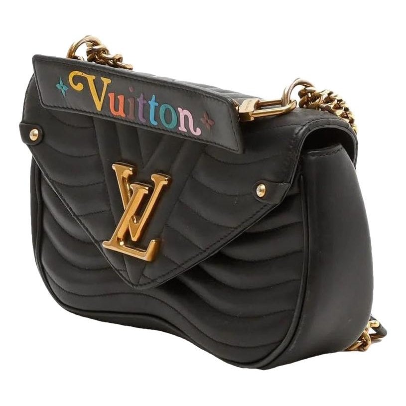 New Wave leather handbag