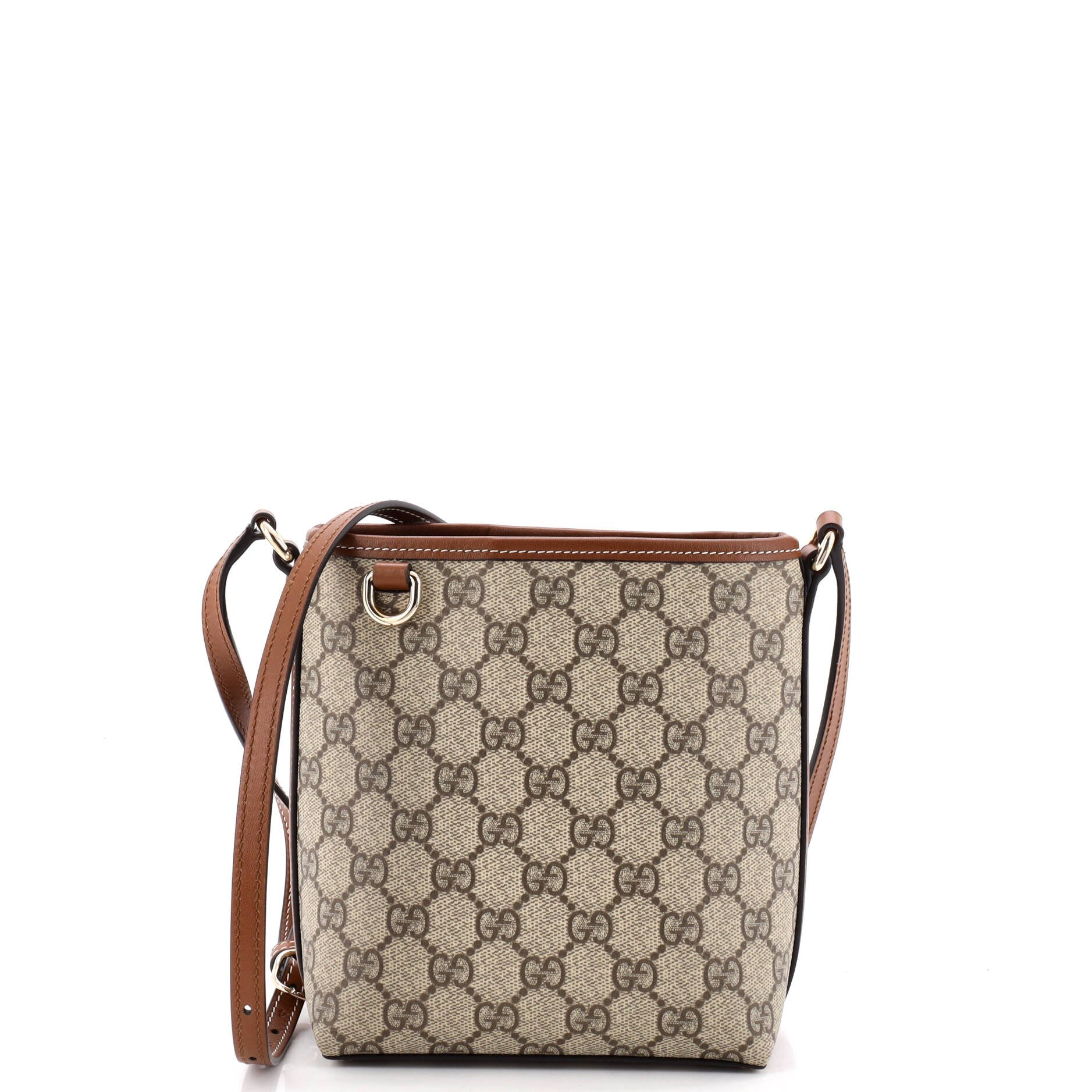 GG Emblem Bucket Bag GG Coated Canvas Nano