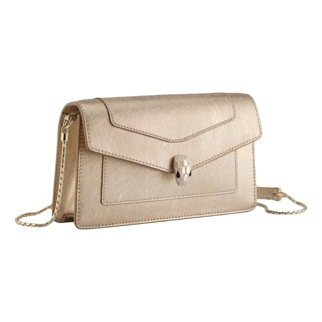 Serpenti leather handbag